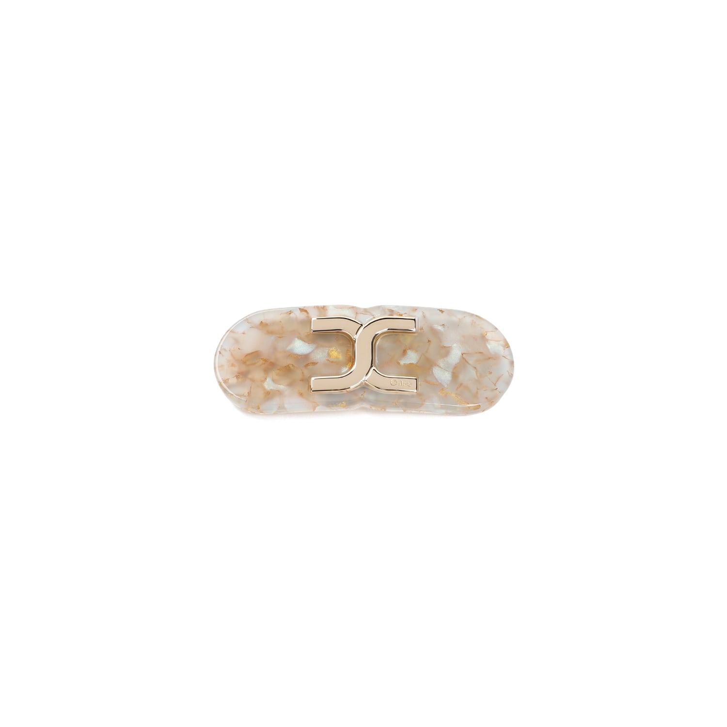Shop Chloé Hair Clip In G Pearly Uvory