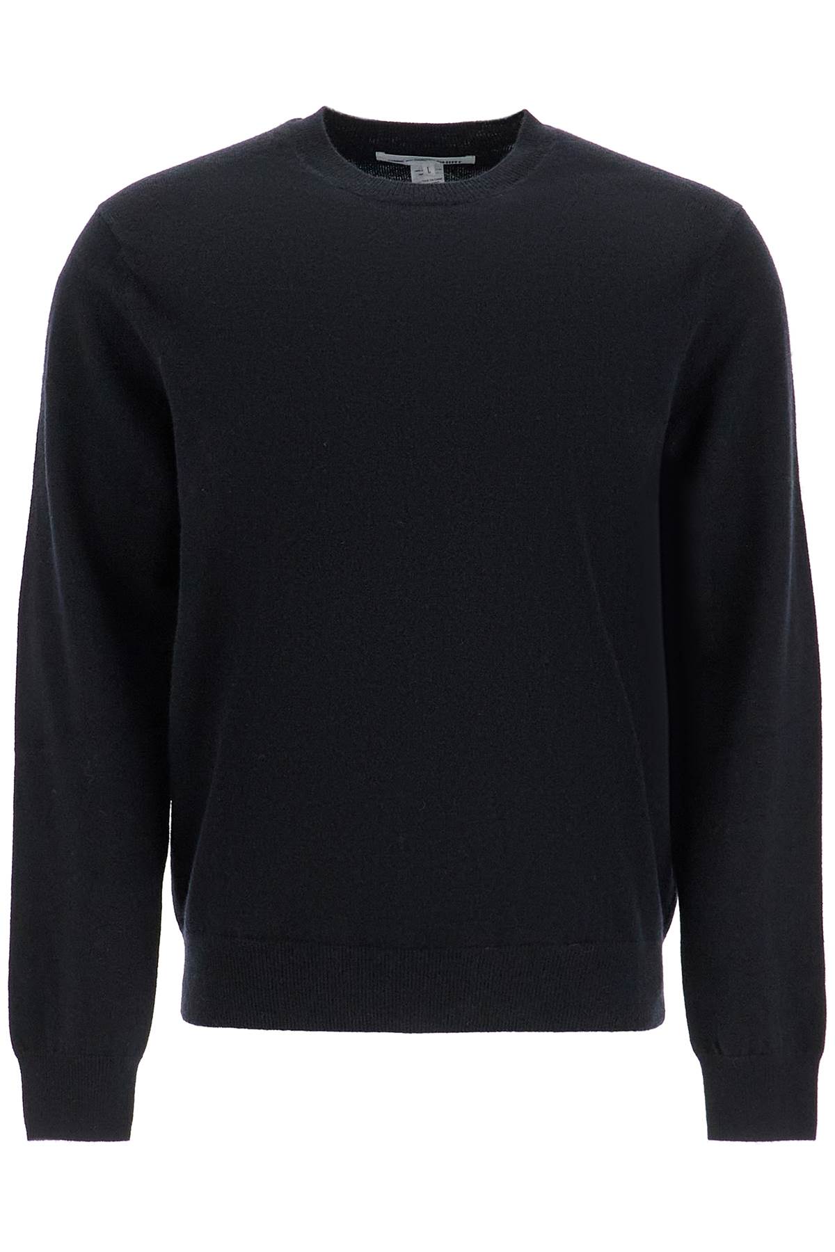 Shop Comme Des Garçons Shirt Wool Crewneck Pullover In Black (black)