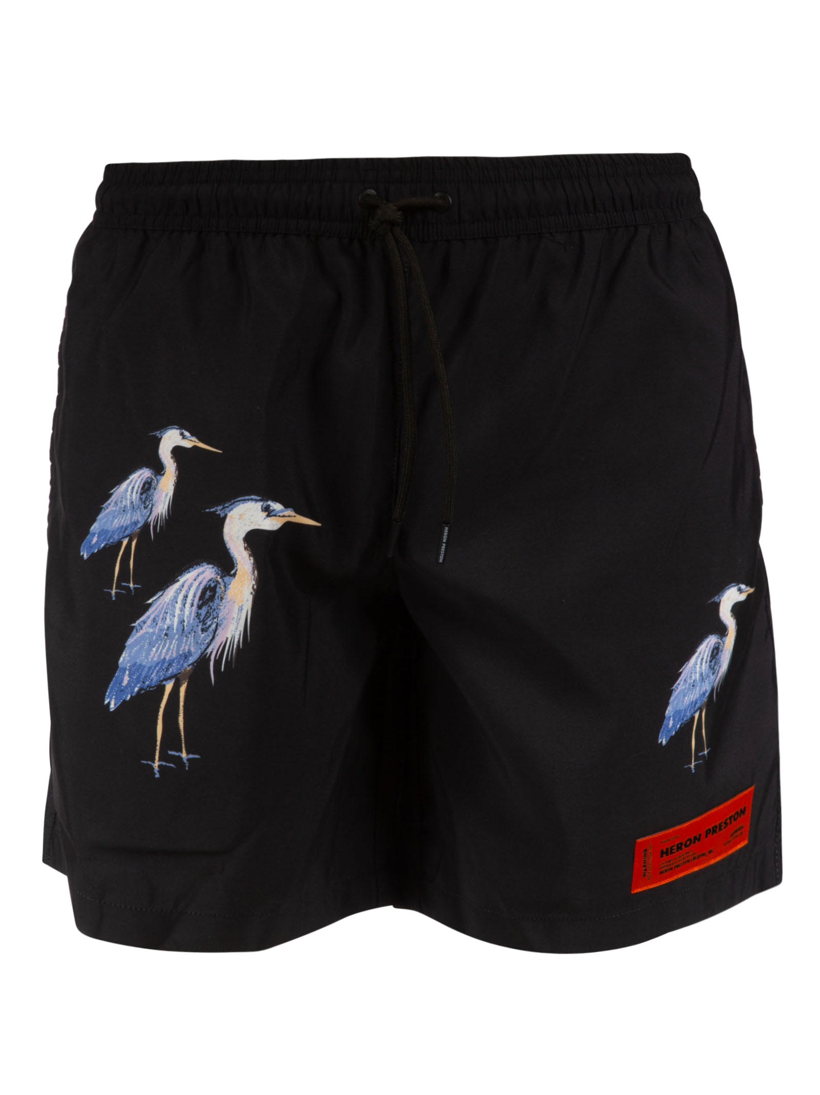 HERON PRESTON Nylon Printed Swim Shorts