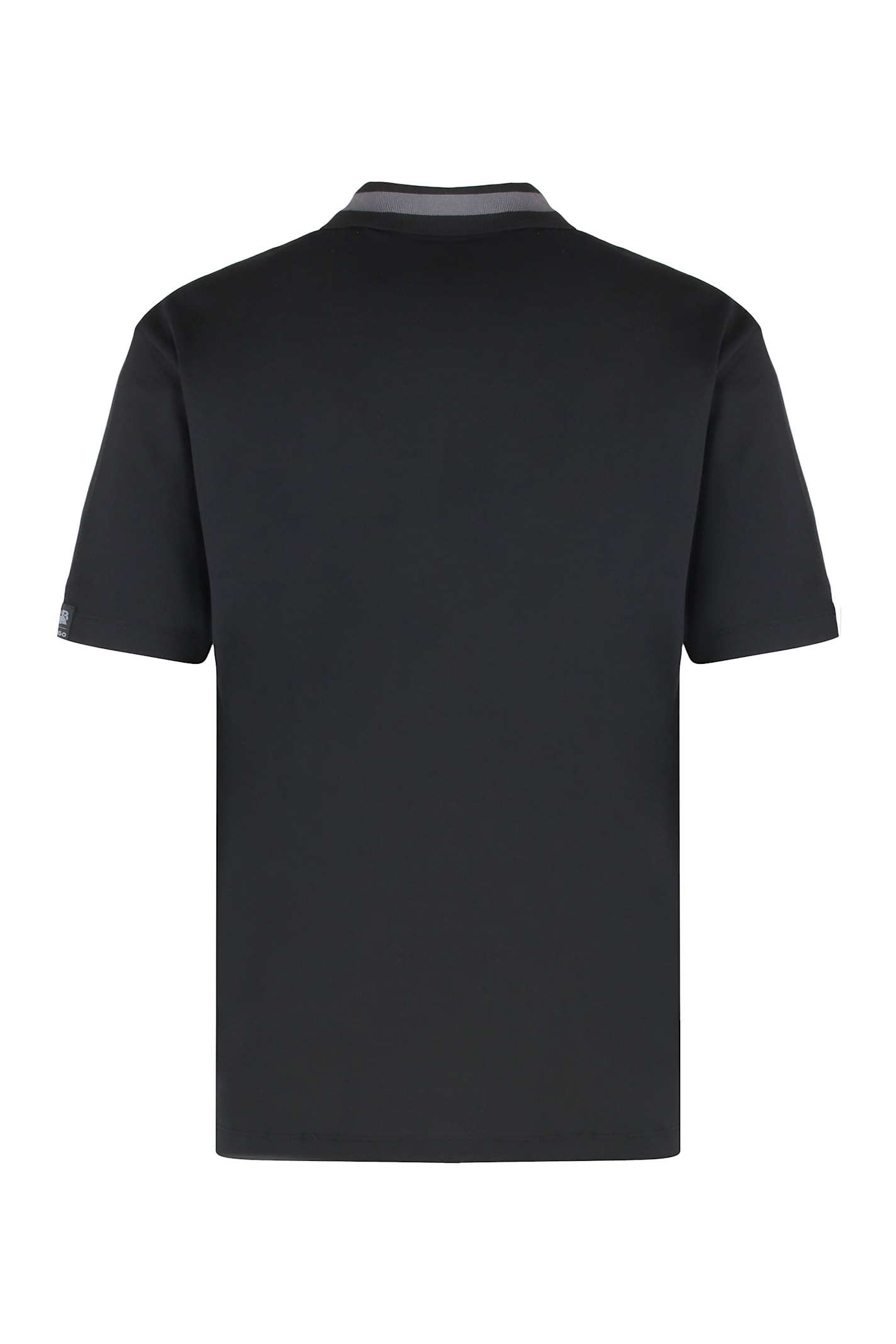 Hugo Boss Cotton-piqué Polo Shirt In Black