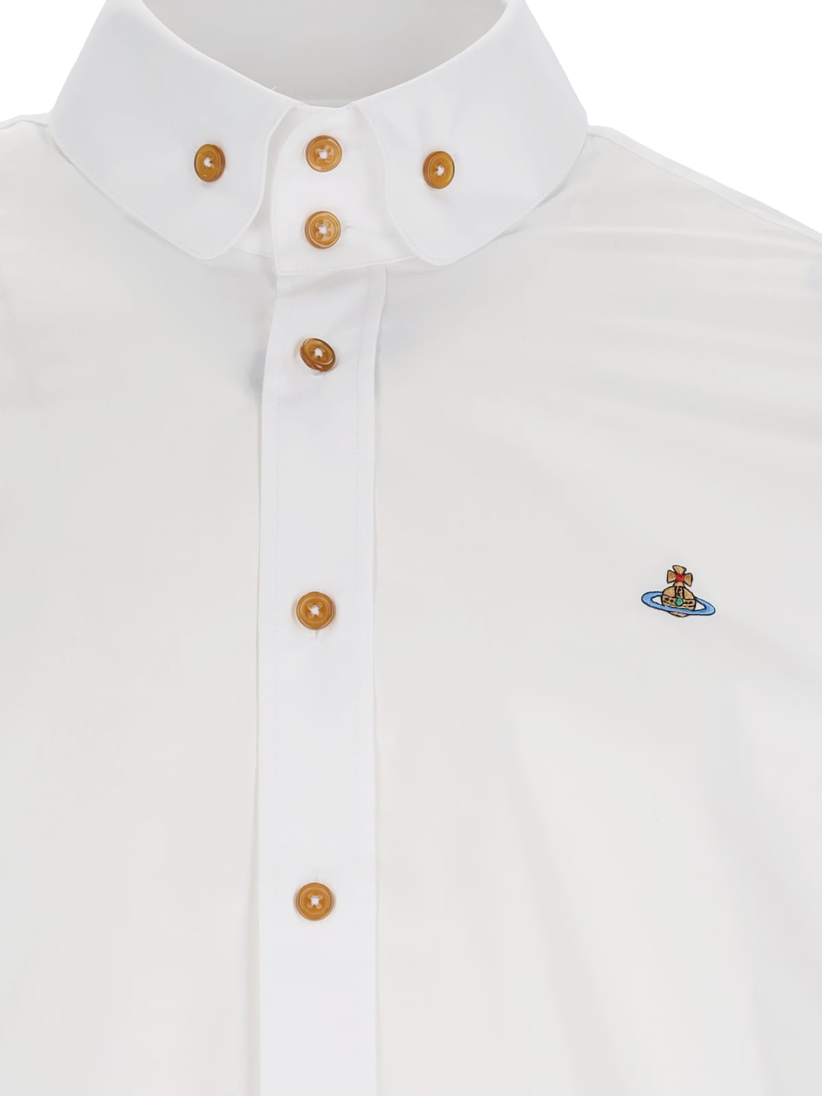 Shop Vivienne Westwood Two Button Krall Shirt In White