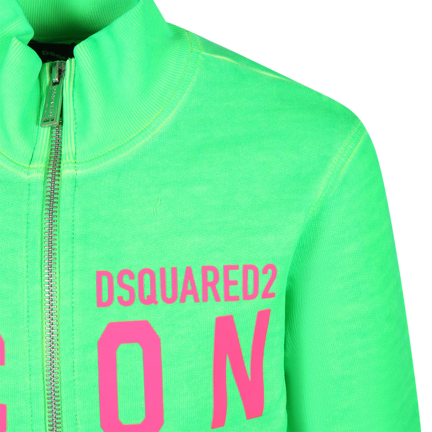 Shop Dsquared2 Green Sweatshirt For Boy With Logo