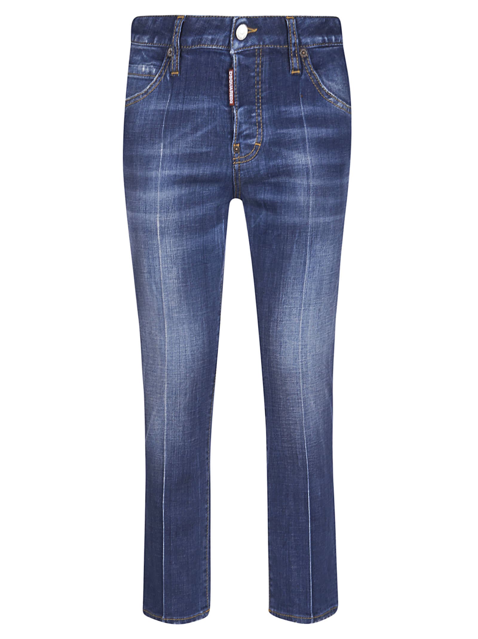 Dsquared2 Fade Effect Jeans In Blue