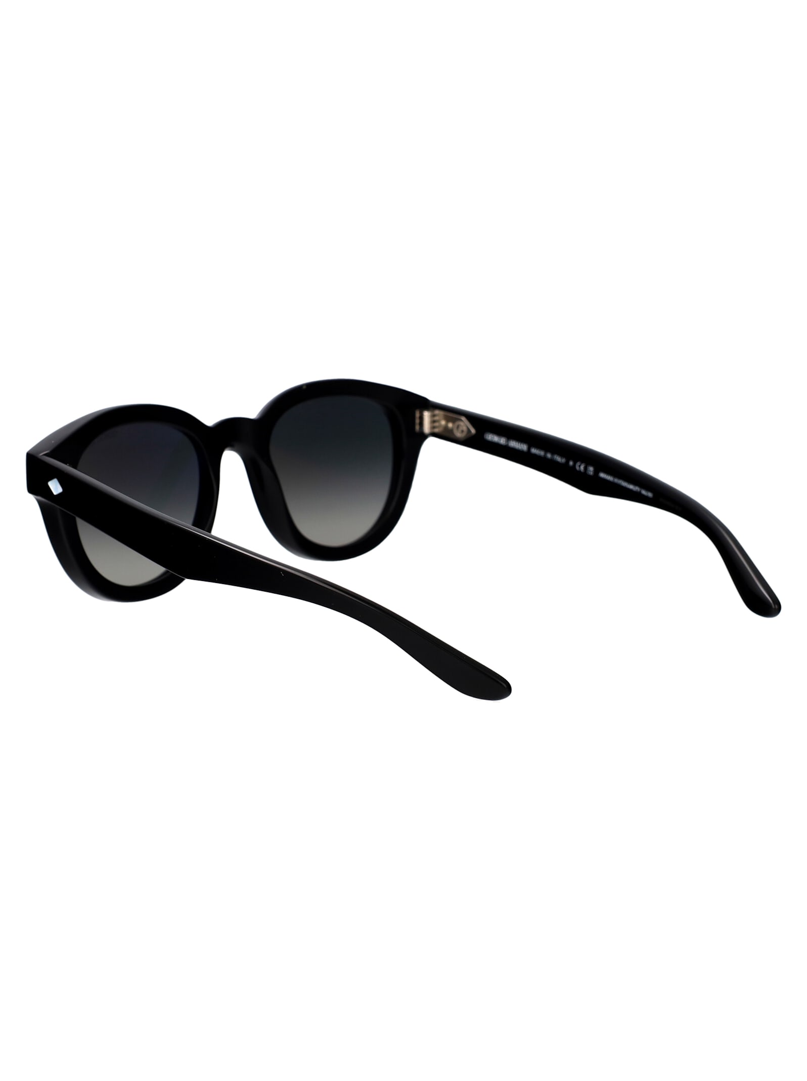 Giorgio Armani Round Sunglasses 0 Ar8181 587571 In 587571 Black