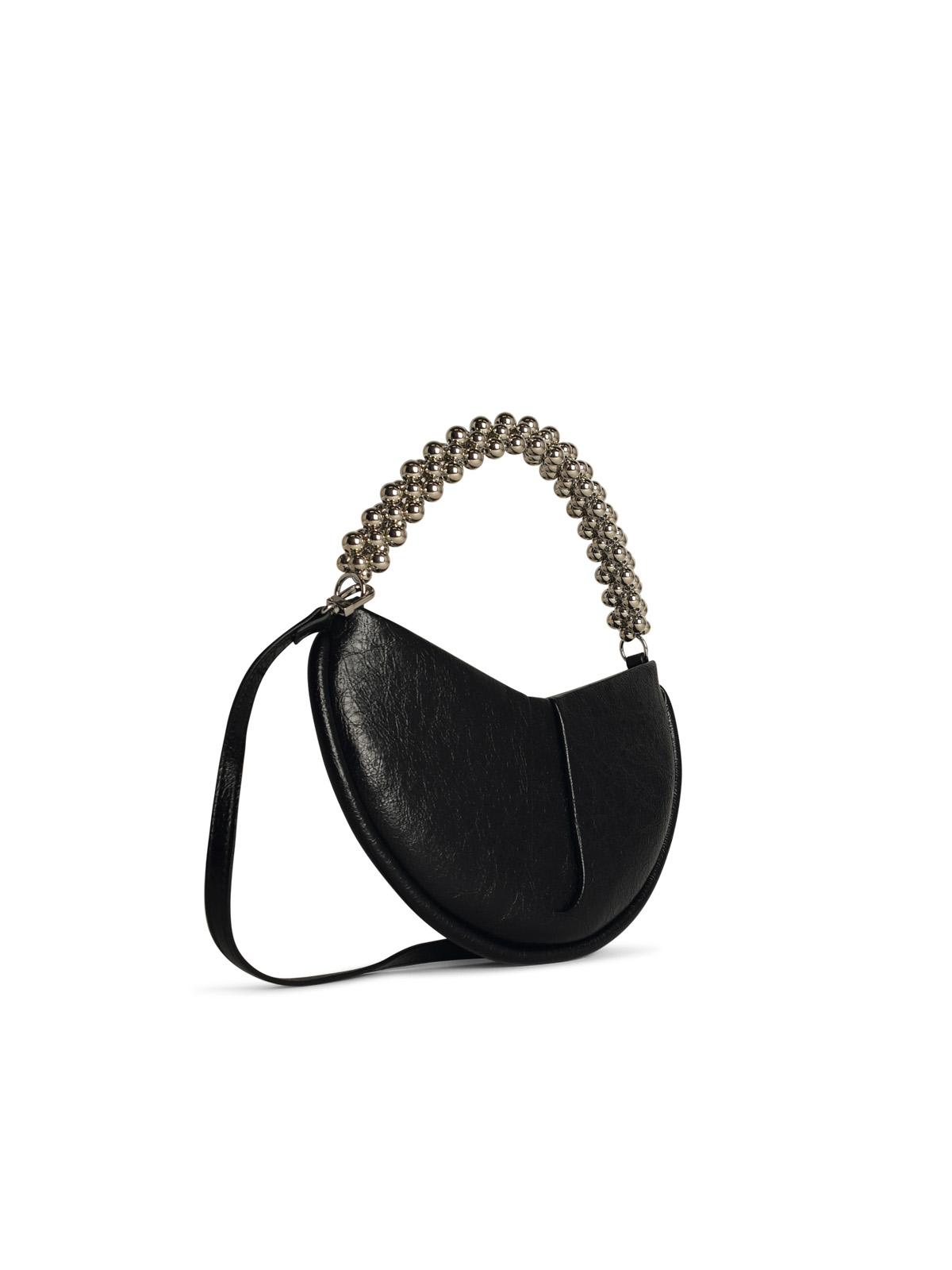 Shop Themoirè Ebe Black Vegan Leather Bag