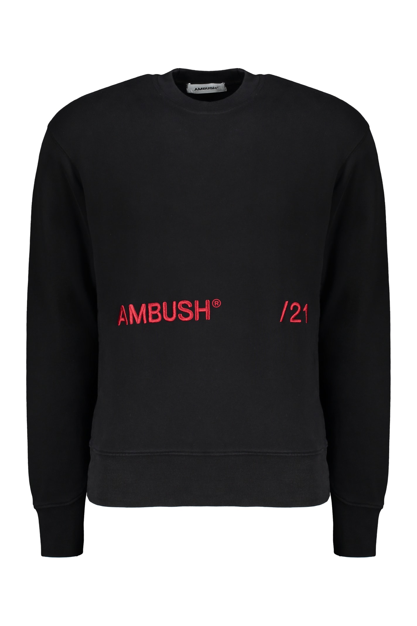 Logo Embroidered Cotton Sweatshirt