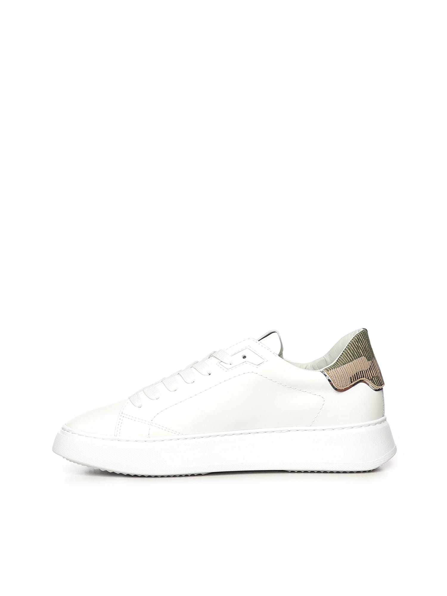 Philippe Model Temple Low Sneakers In White
