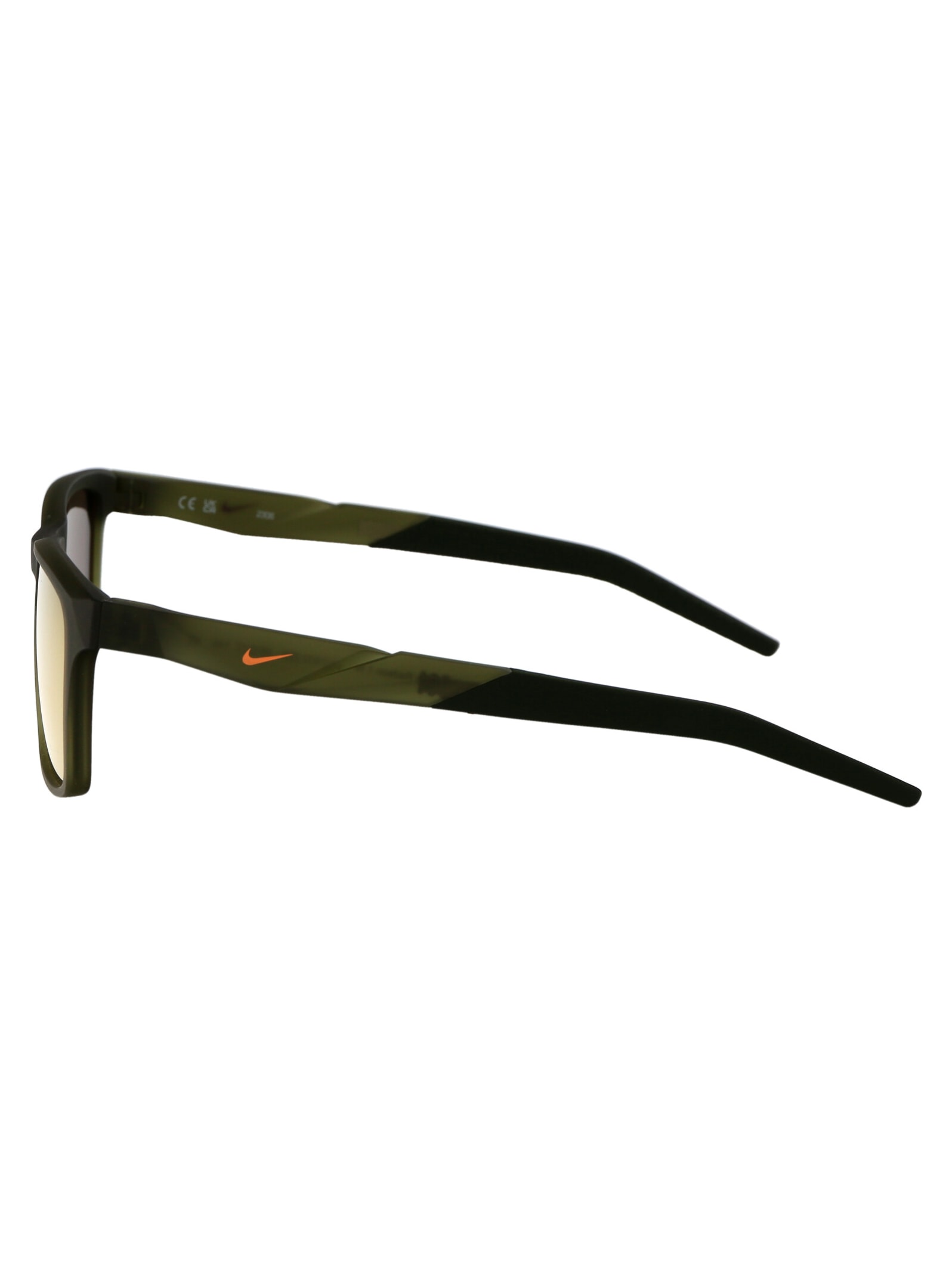 Nike Brown Matte Medium Olive Acetate Sunglasses In Brown