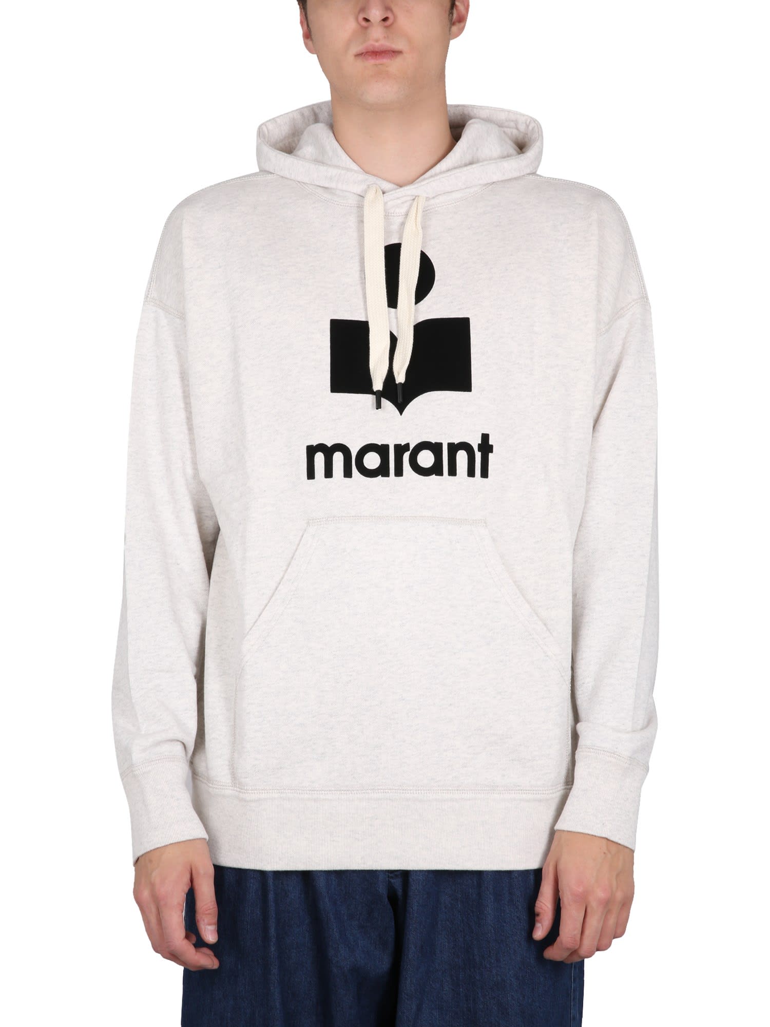 Shop Isabel Marant Miley Sweatshirt In Ec Ecru