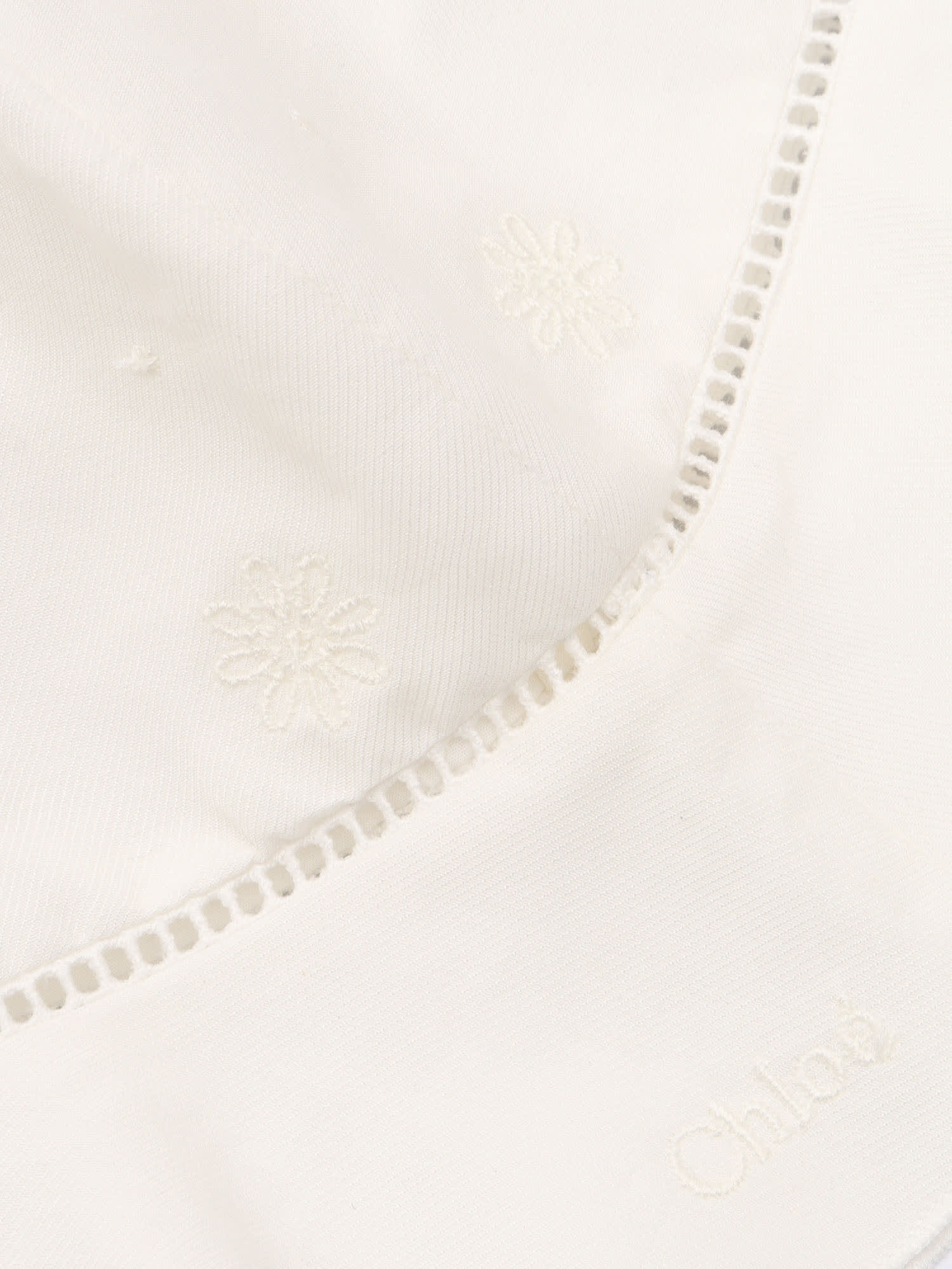 Chloé Dress+bloomer+cap In White
