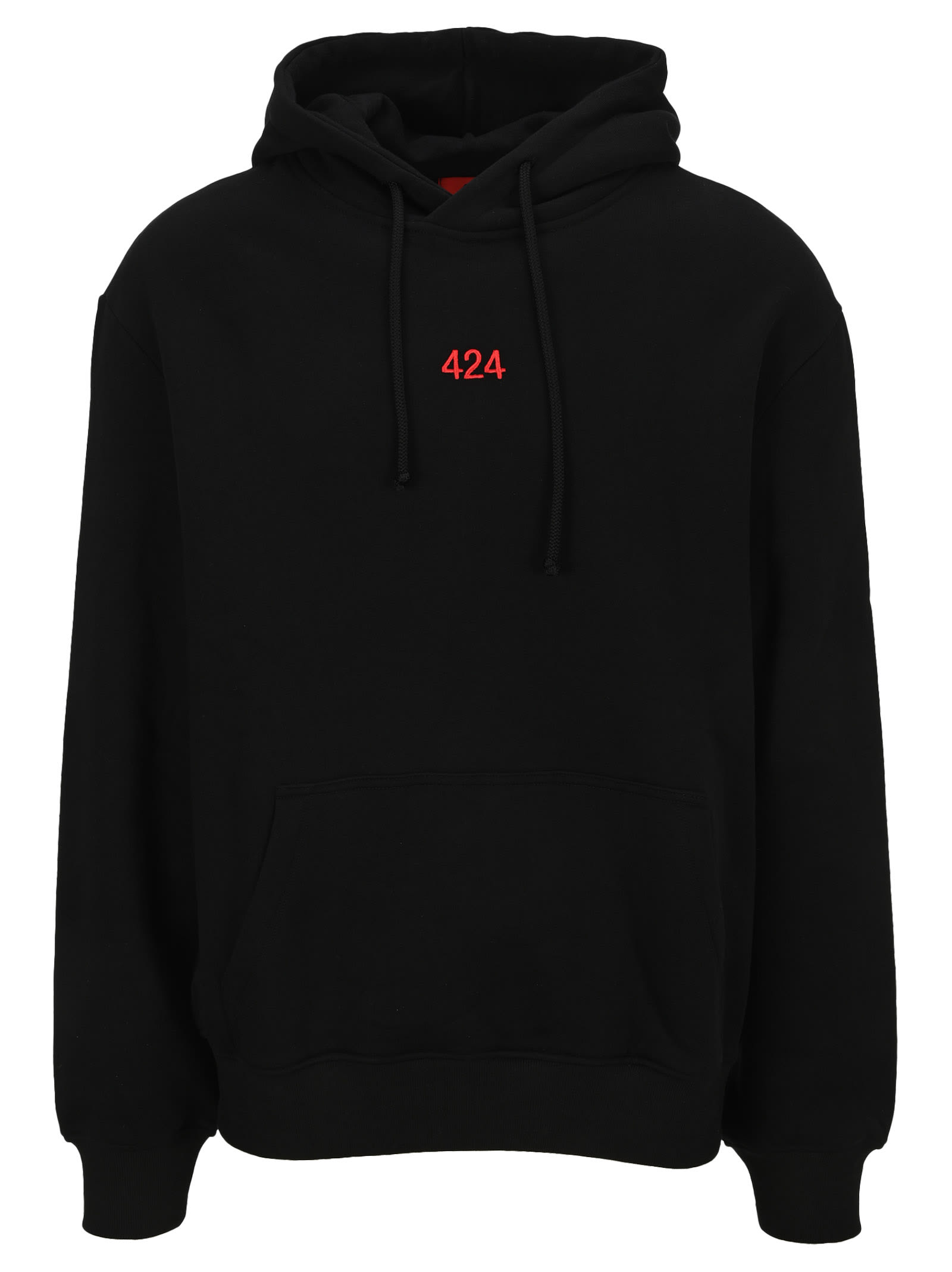 FourTwoFour on Fairfax 424 Embroidered Logo Hoodie