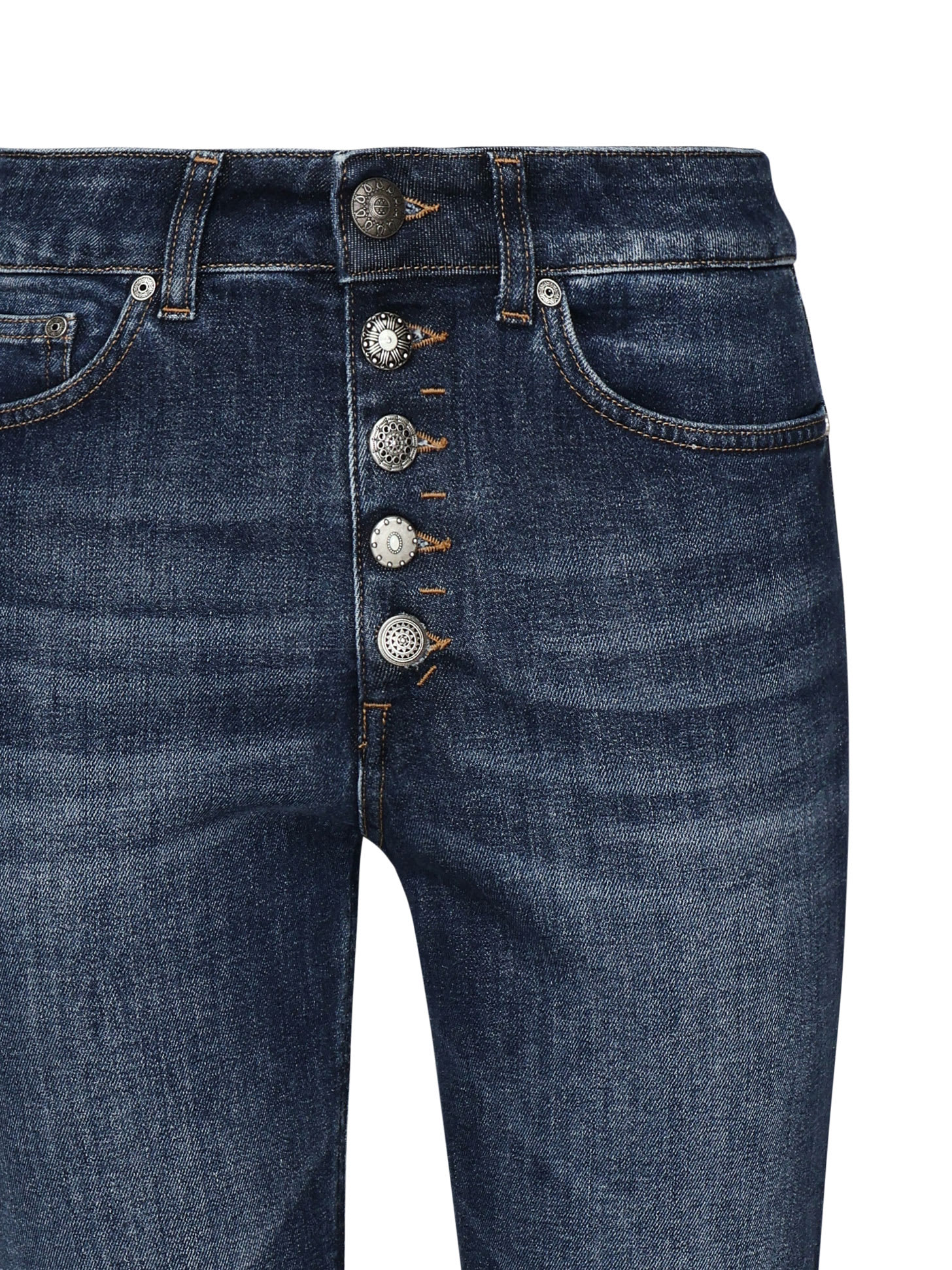 Dondup Bleach-effect High-waisted Jeans