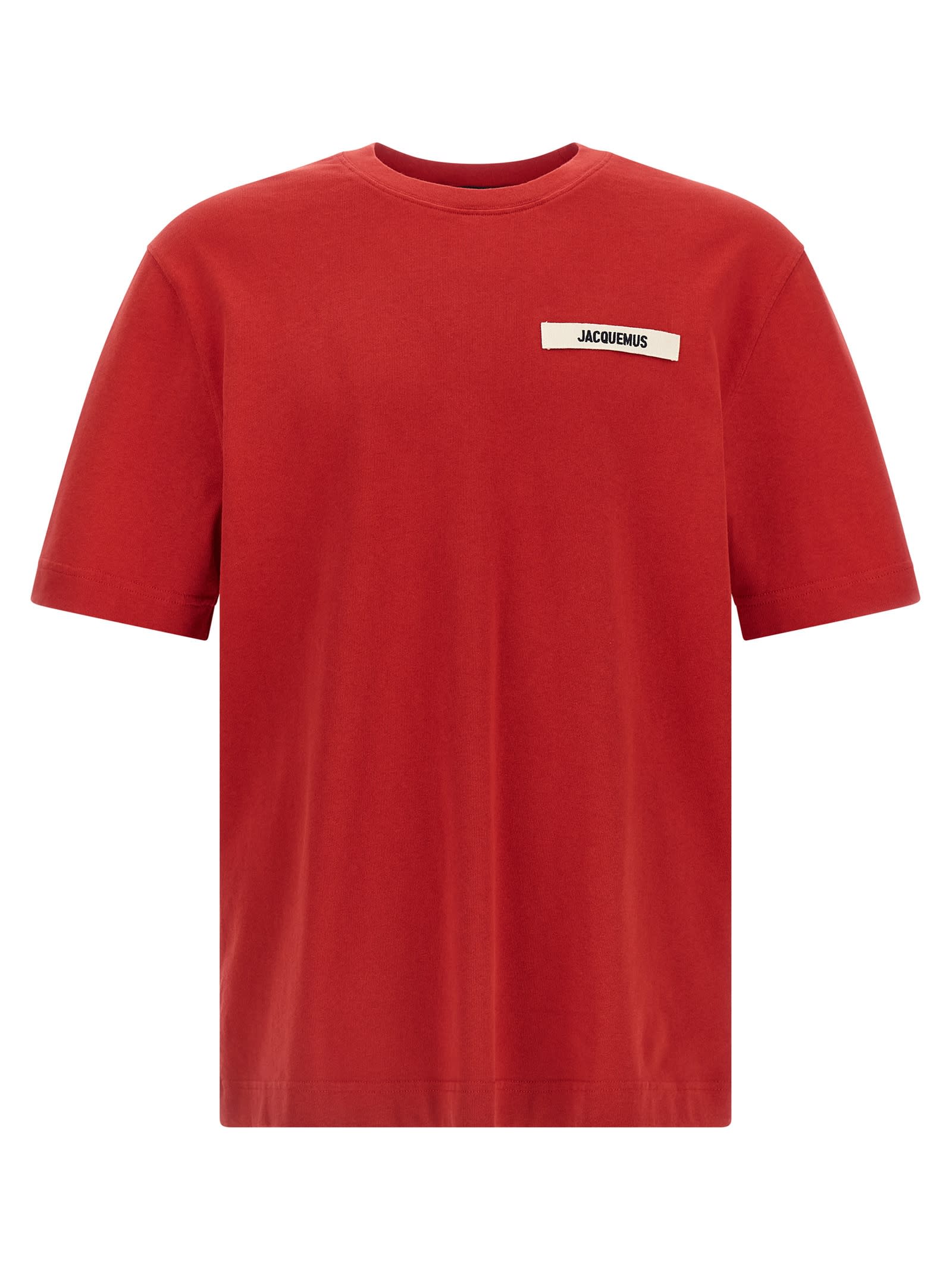 Jacquemus Round Neck Short Sleeve T-shirt