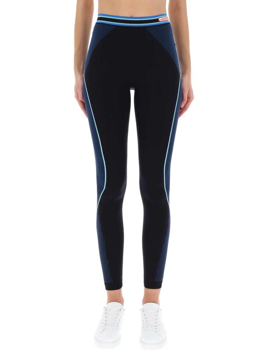 Casablanca Seamless Leggings In Blue