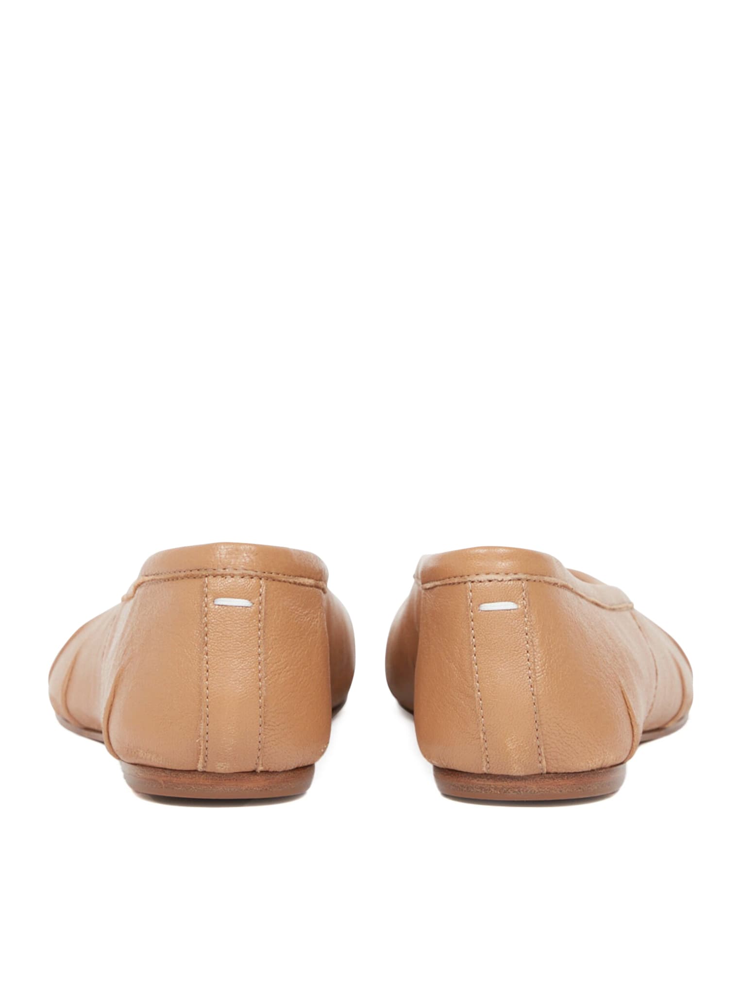 Shop Maison Margiela Tabi New Ballerina In Nude & Neutrals