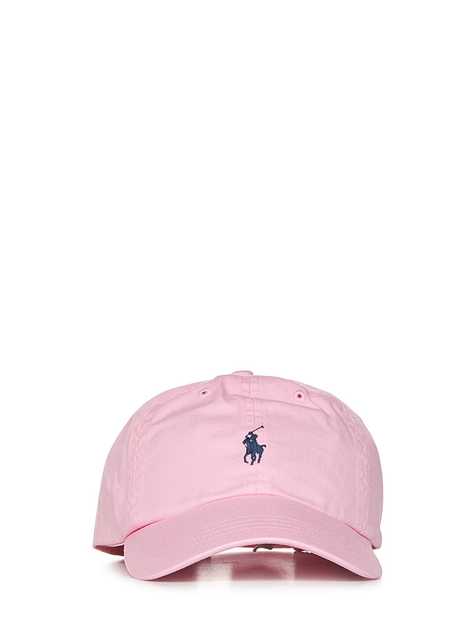 Shop Polo Ralph Lauren Core Replen Baseball Cap In Carmel Pink /jewel Blue
