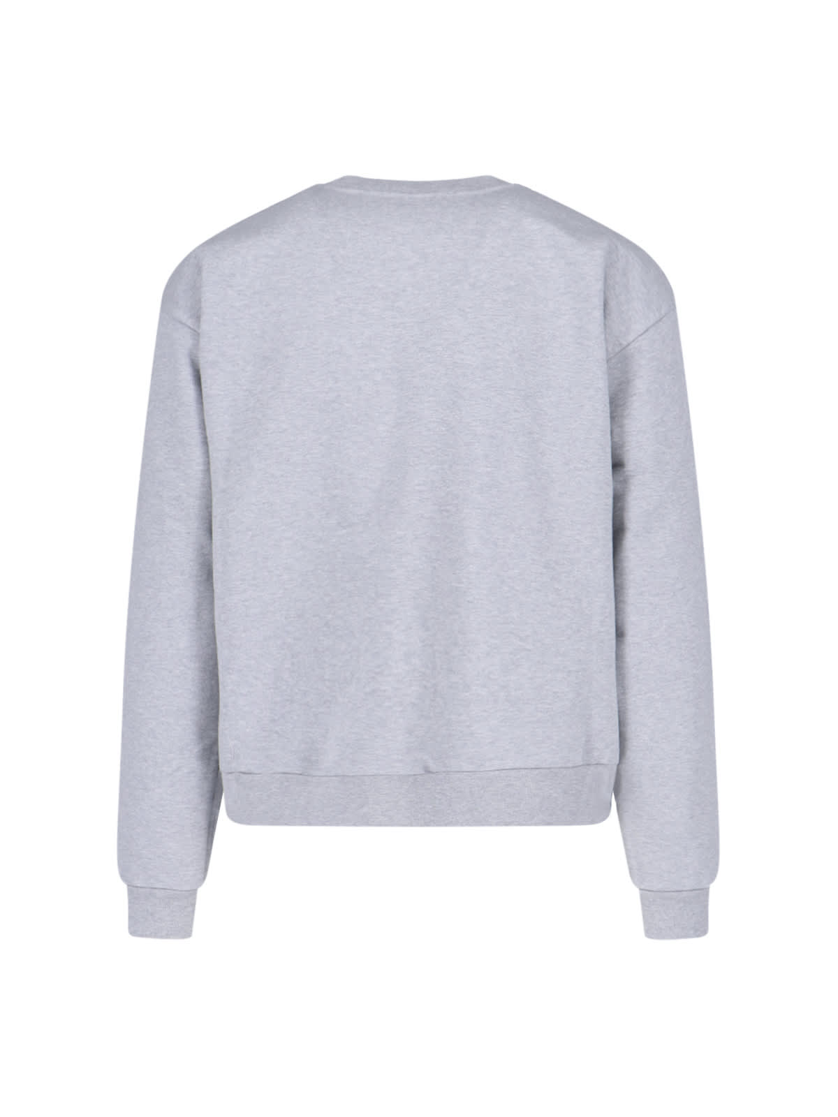 Shop Marni Logo Crewneck Sweatshirt In Gray