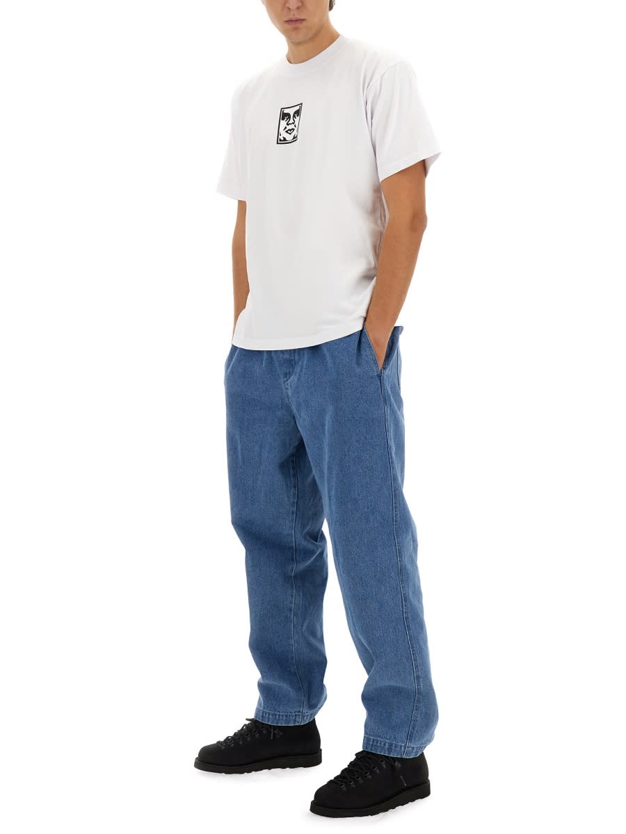 Obey Graphic-print T-shirt In White