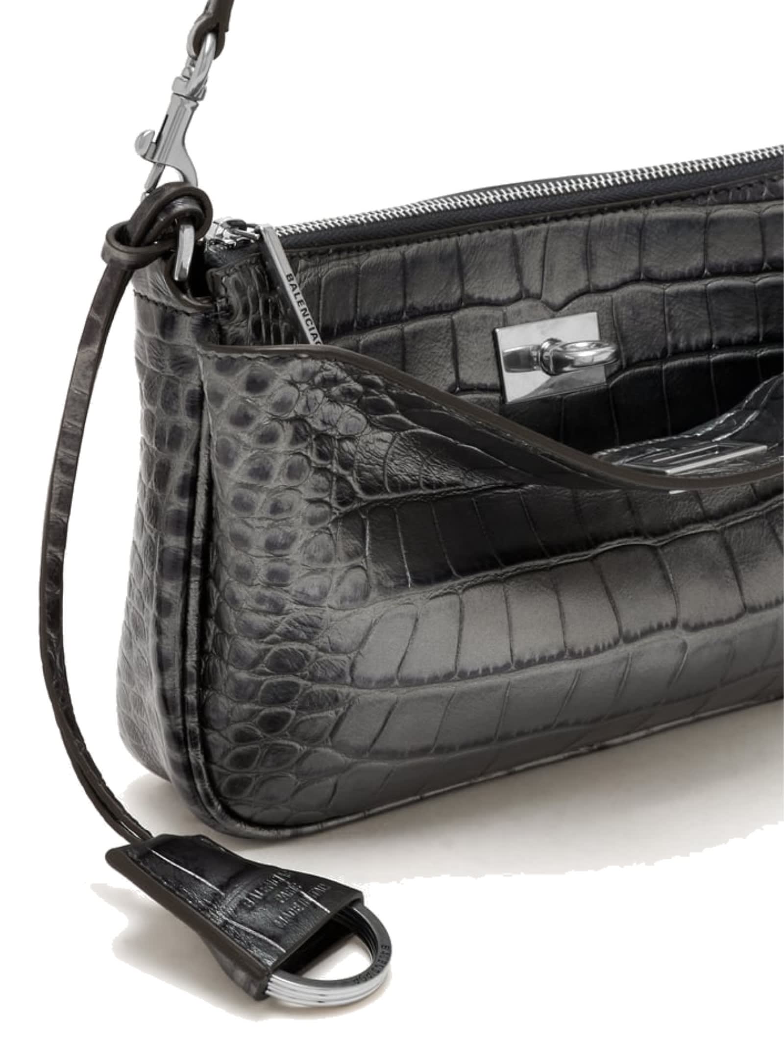 Balenciaga Rodeo Sling Pochette In Black