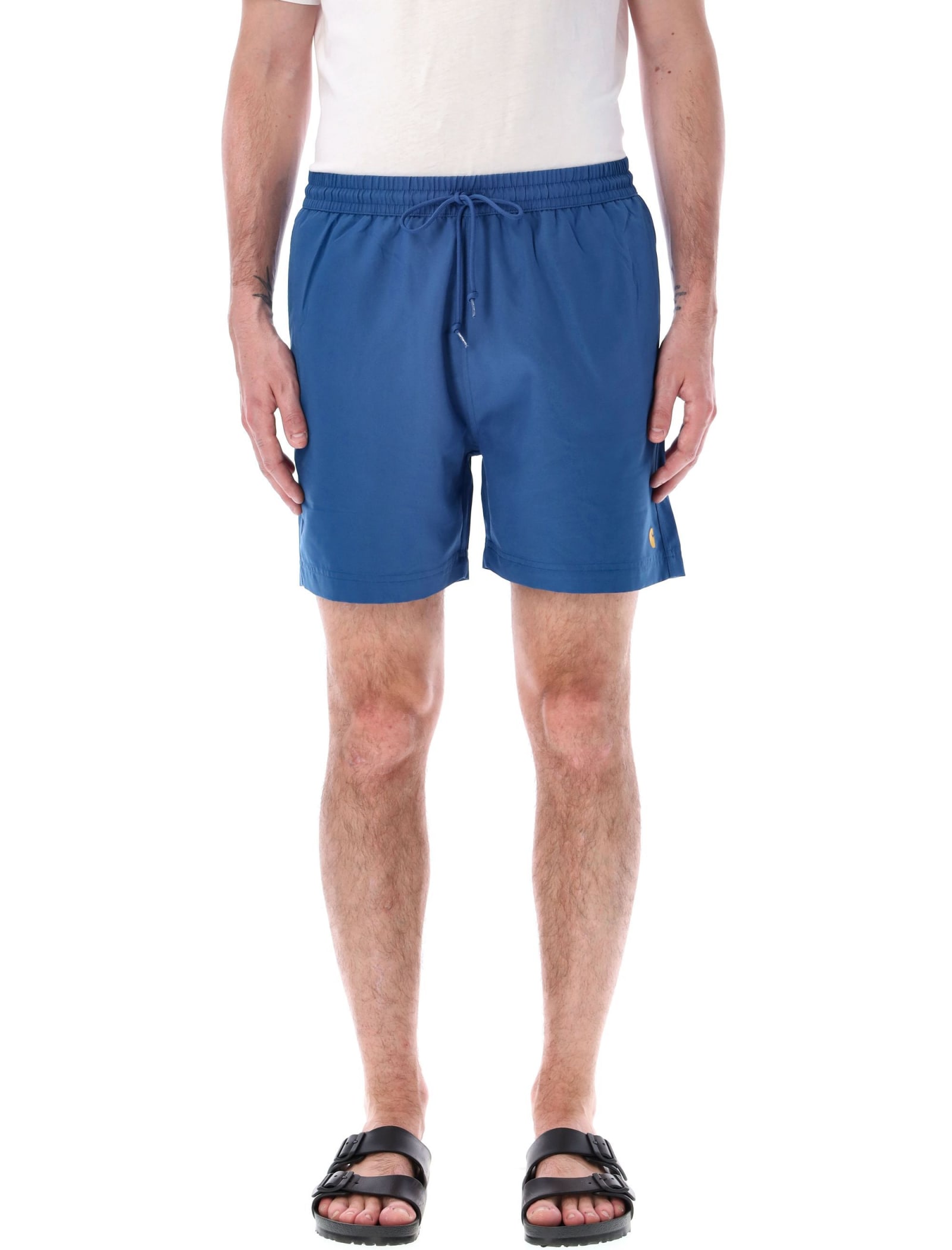 Shop Carhartt Chase Swim Trunk In Acapulco