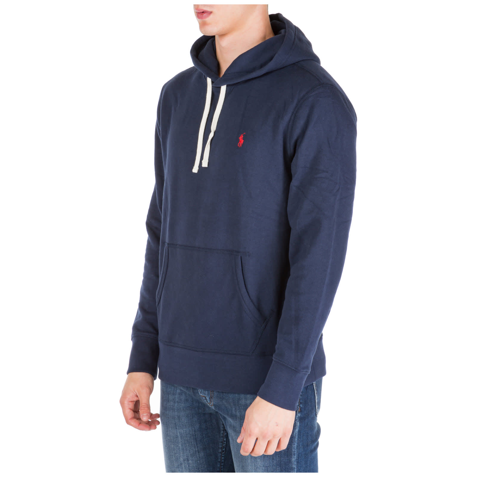 Shop Polo Ralph Lauren Bear Hoodie  In Blue