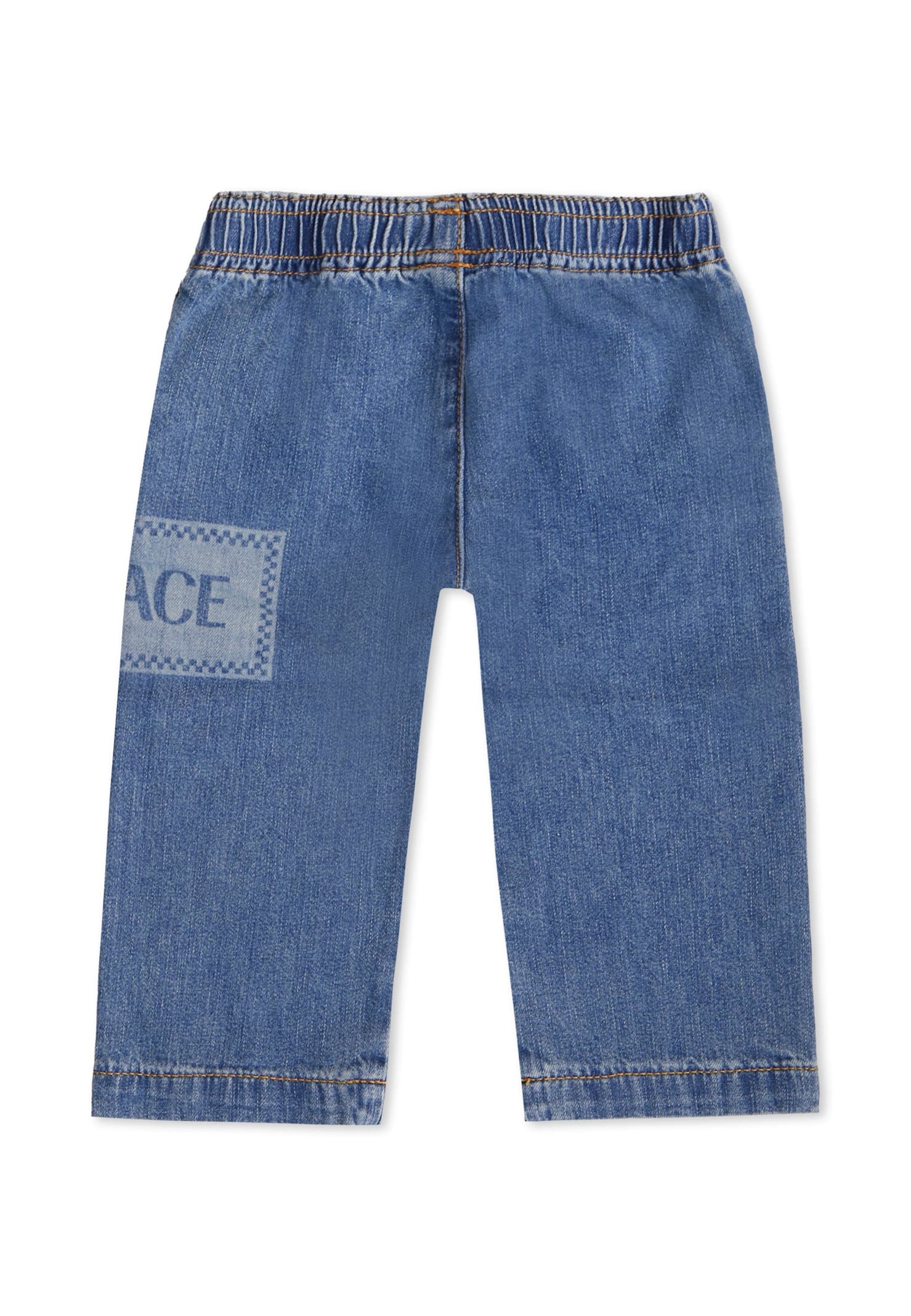 Versace Jeans With 90s Vintage Logo For Baby In Blue