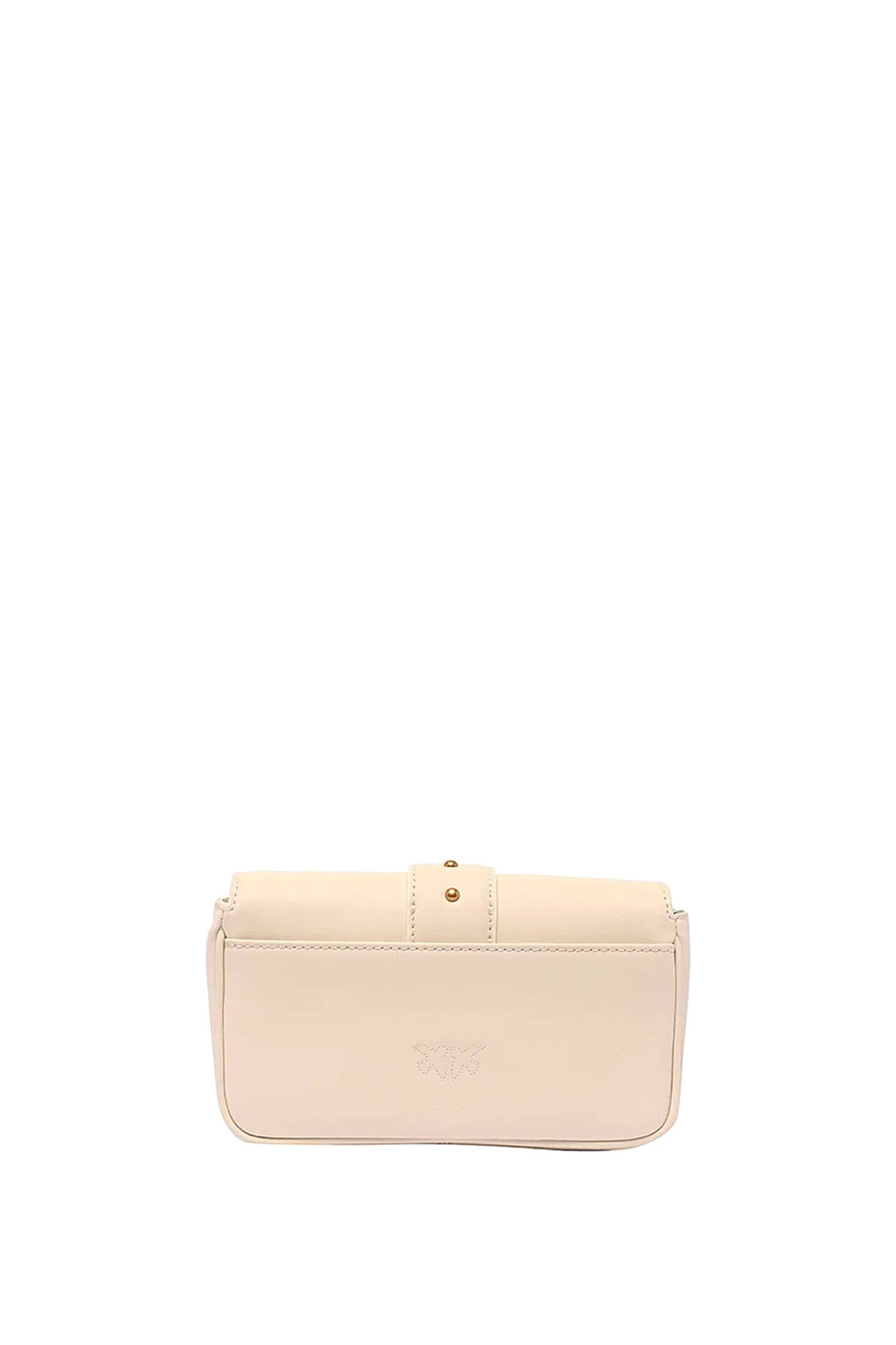 Pinko Love One Pocket Crossbody Bag In Beige Grigio