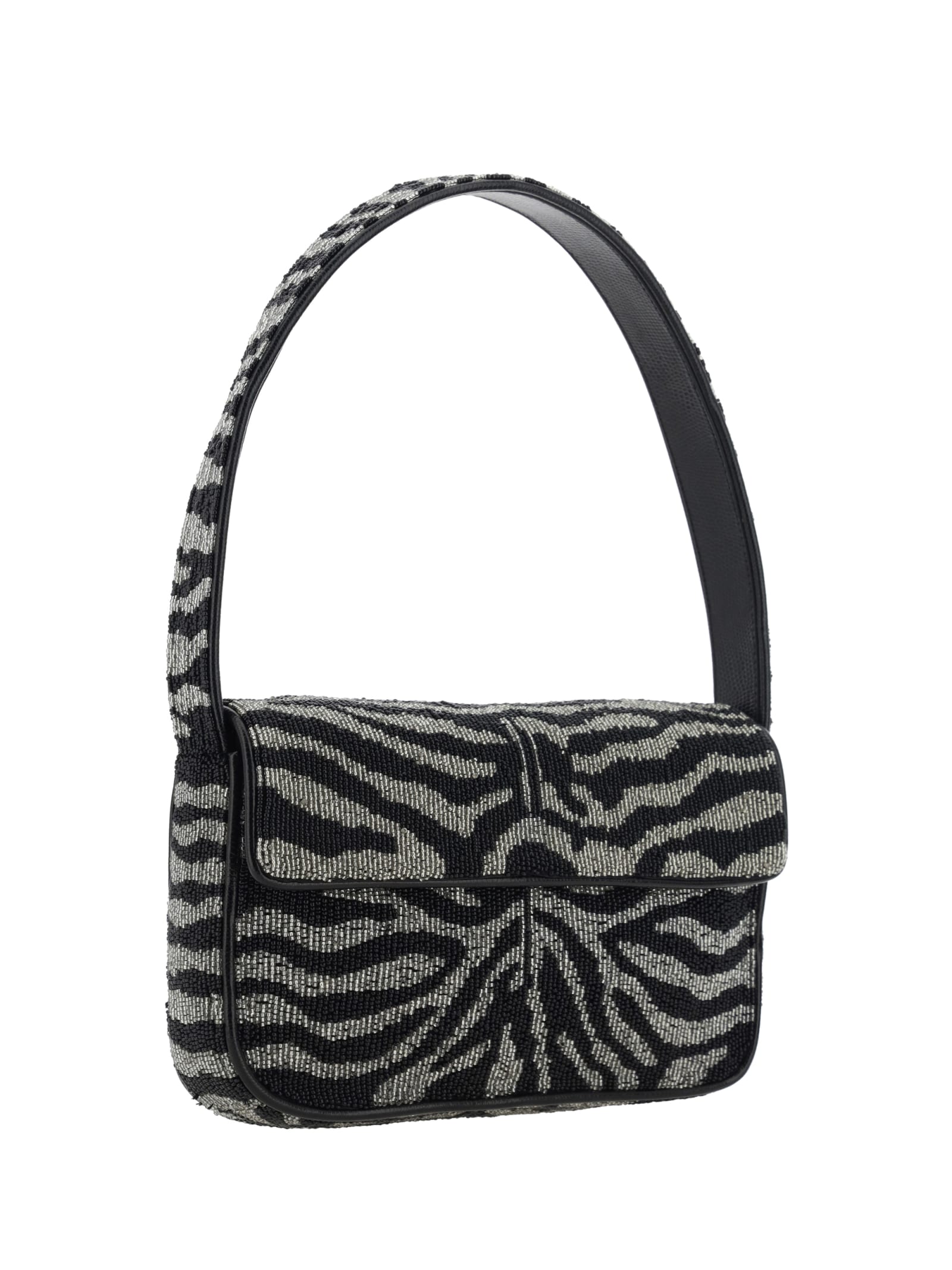 Staud Tommy Beaded Shoulder Bag