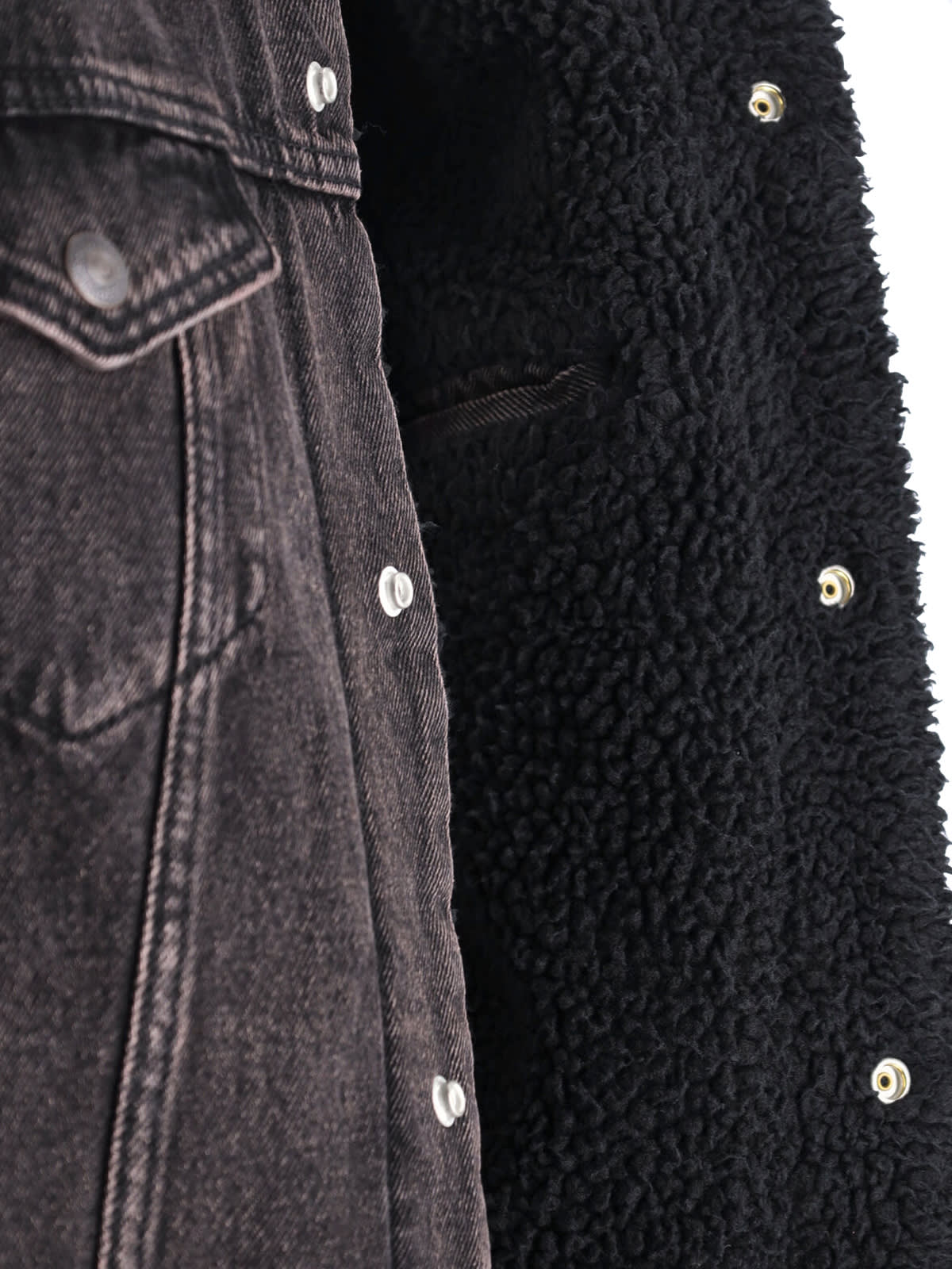 Levi's Sherpa Jacket In Gray