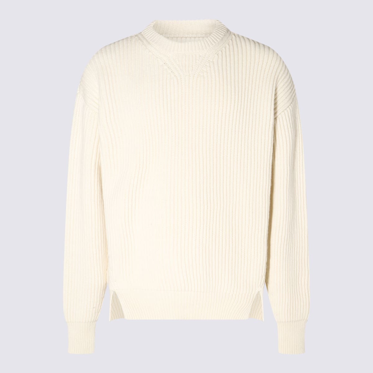 Shop Jil Sander White Cotton Knitwear