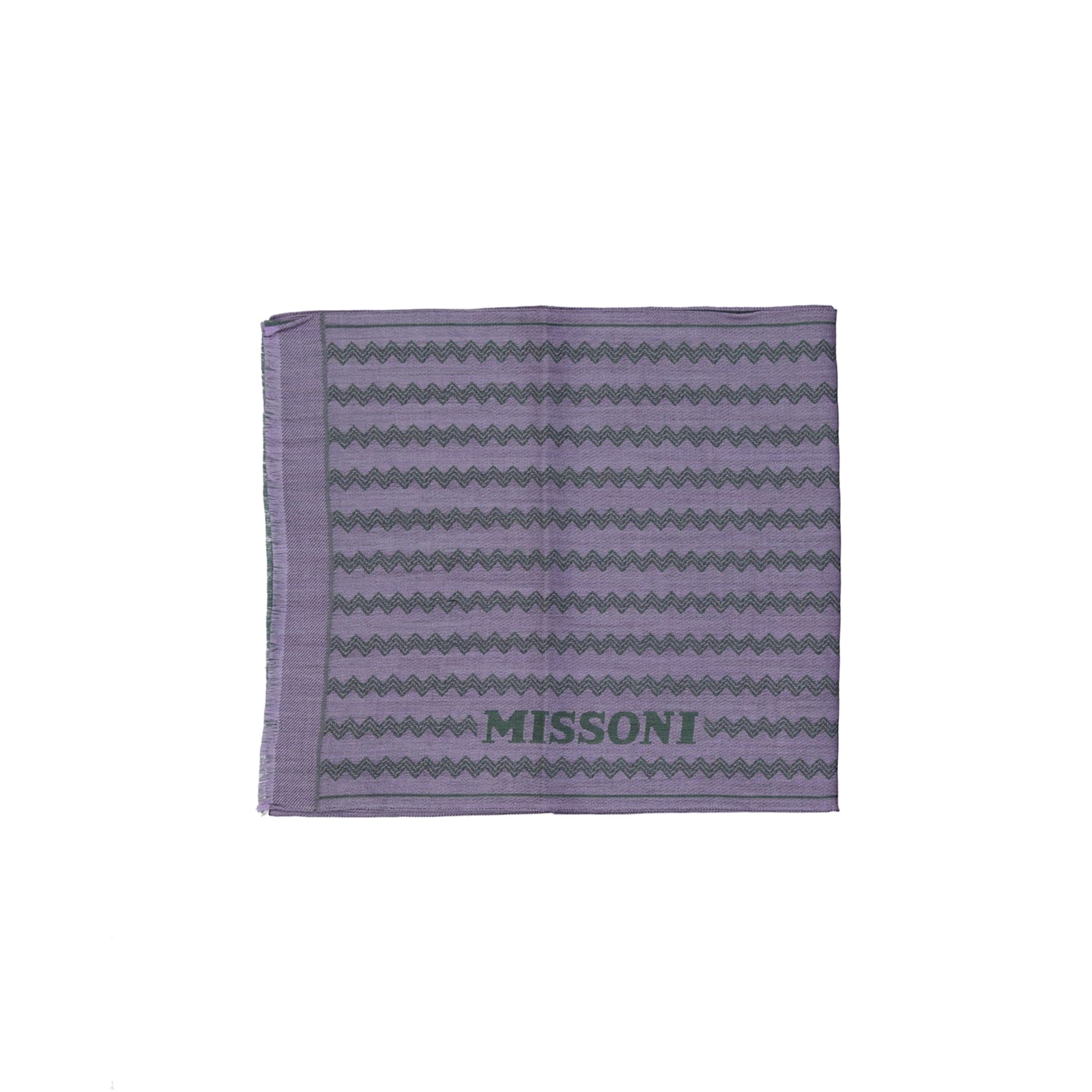 Missoni Wool Scarf In Purple