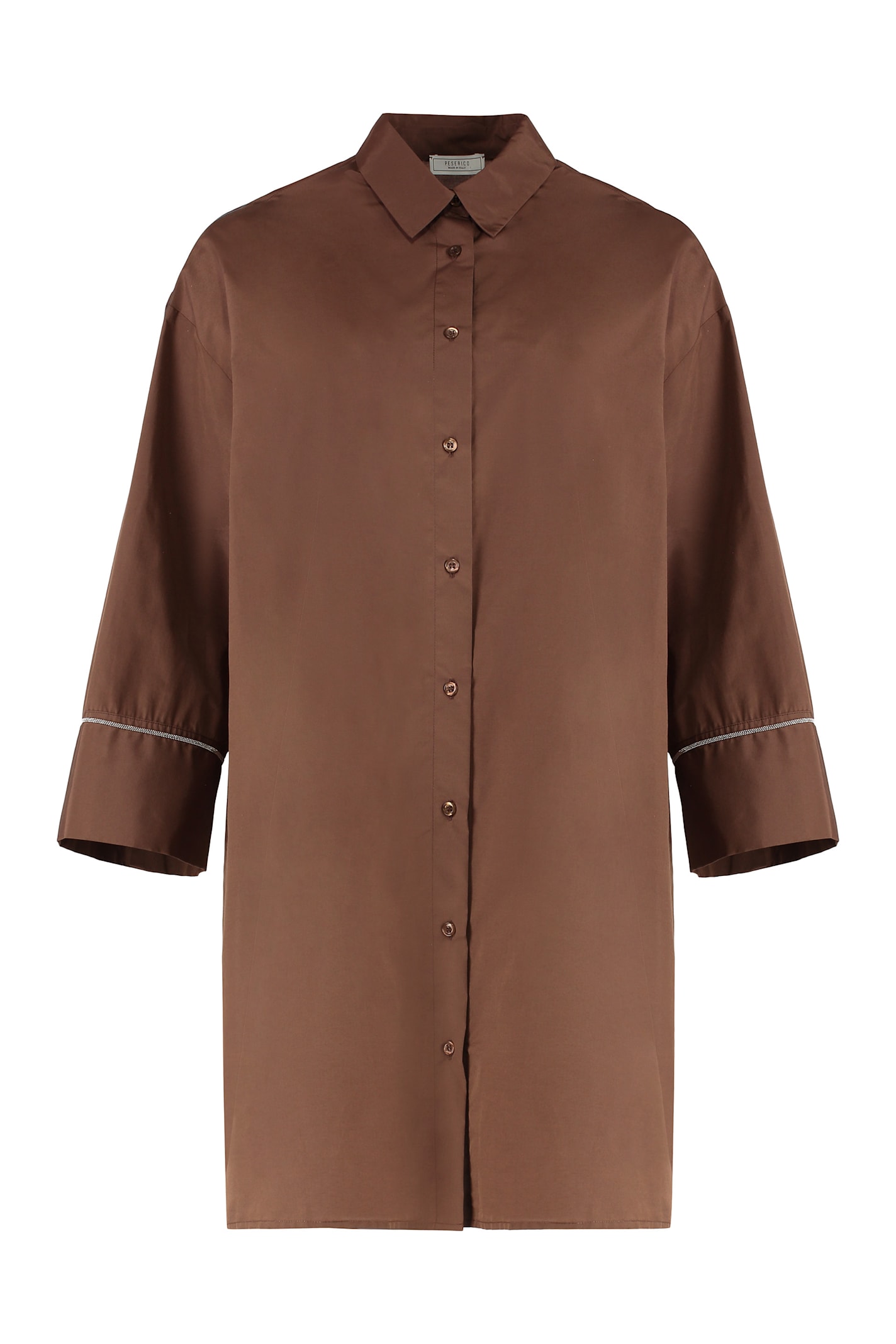 Shop Peserico Oversize Shirt