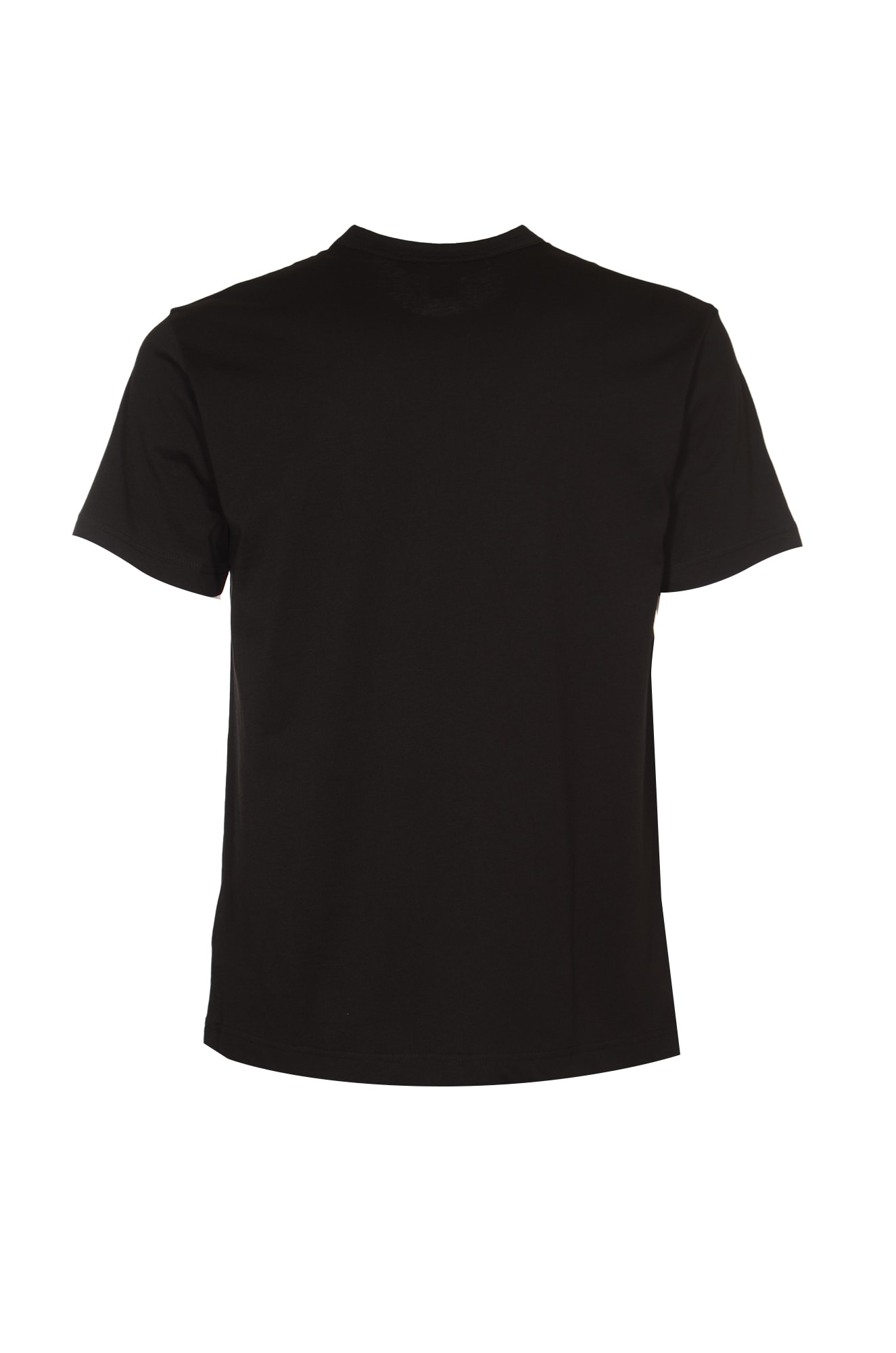 Shop Comme Des Garçons Regular Plain Logo T-shirt In Black