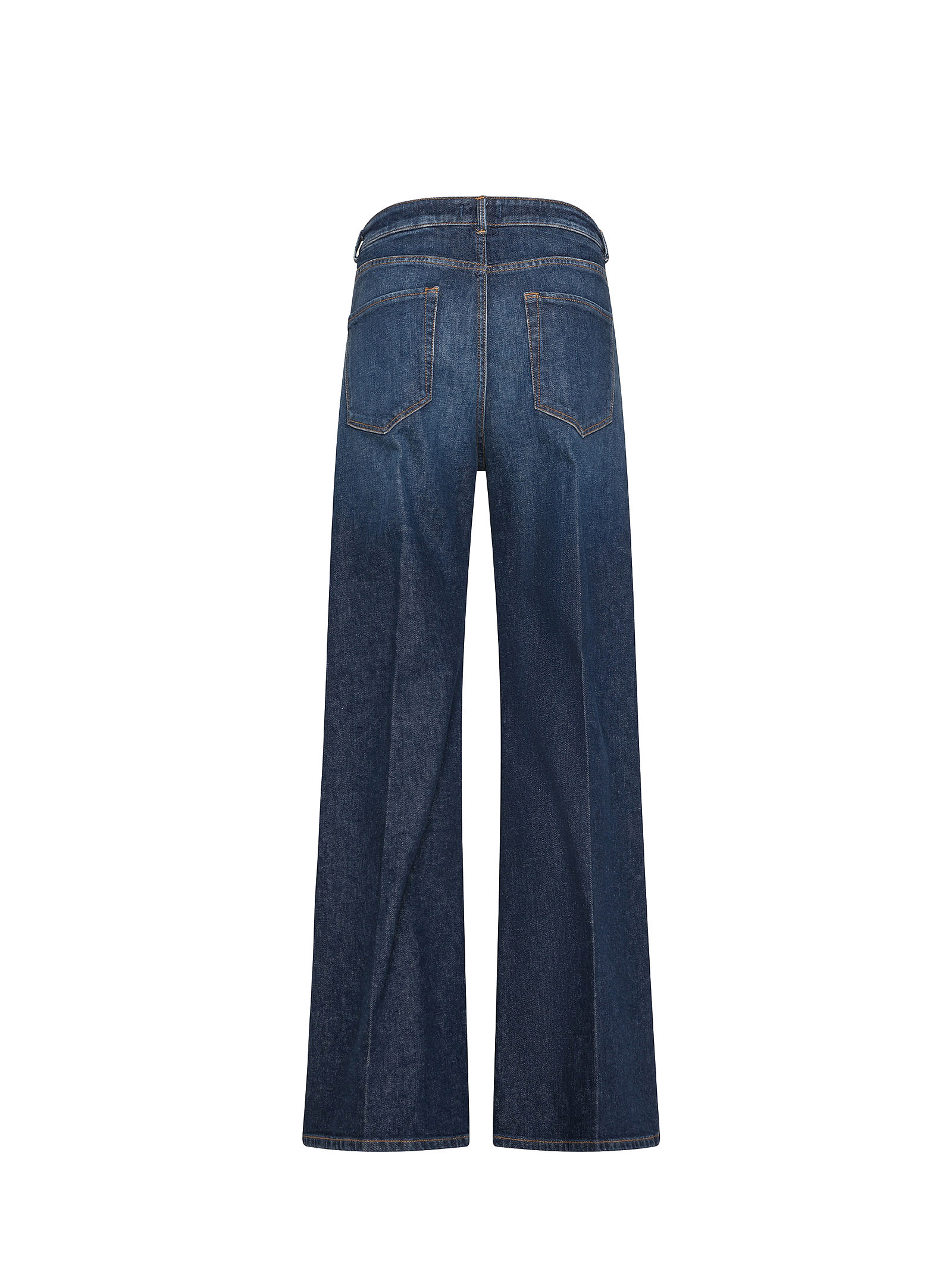 Shop Seventy Jeans Womens High-waisted Flared In Denim Indaco