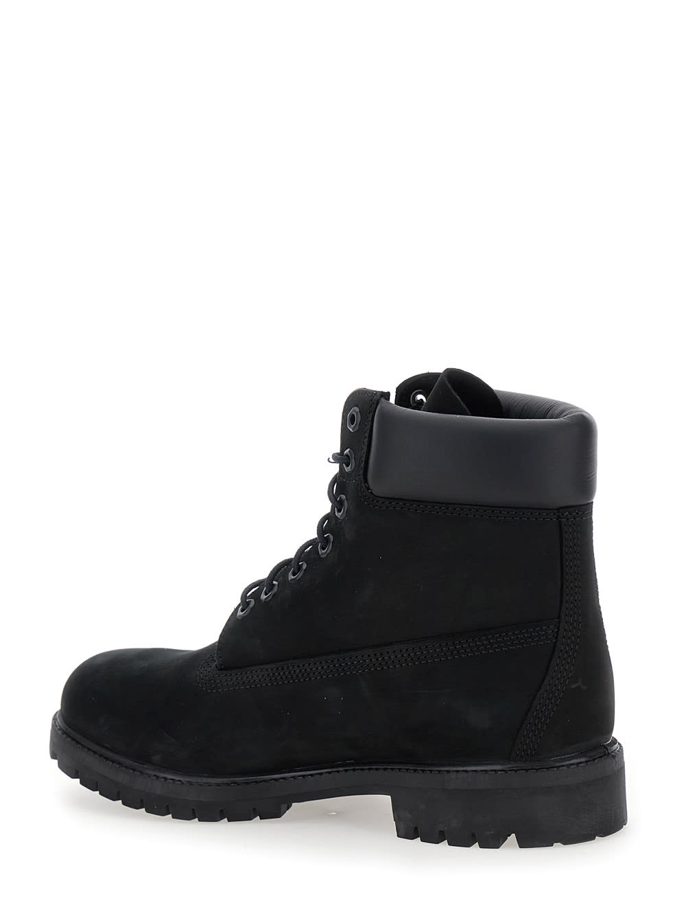 Timberland Premium 6 Inch Lace Up Waterproof Boot Black In Black