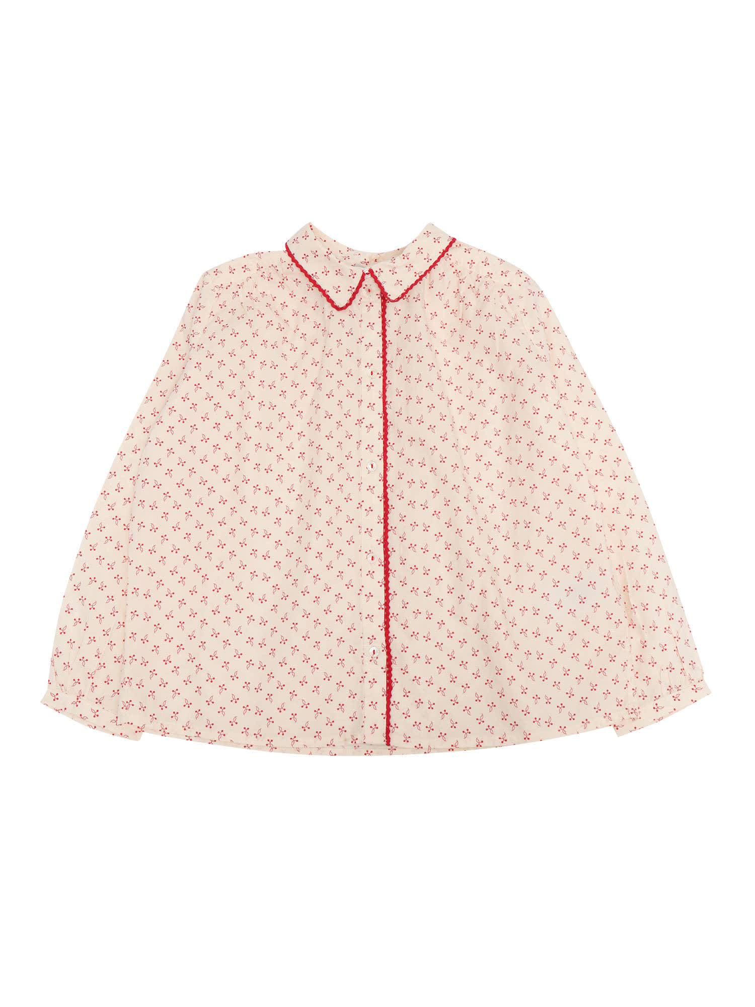Bonpoint Basiline Blouse In Red
