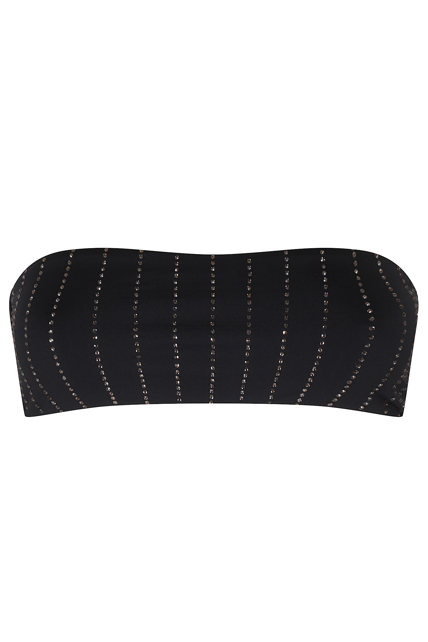 Mc2 Saint Barth Bandeau Bikini Top In Black