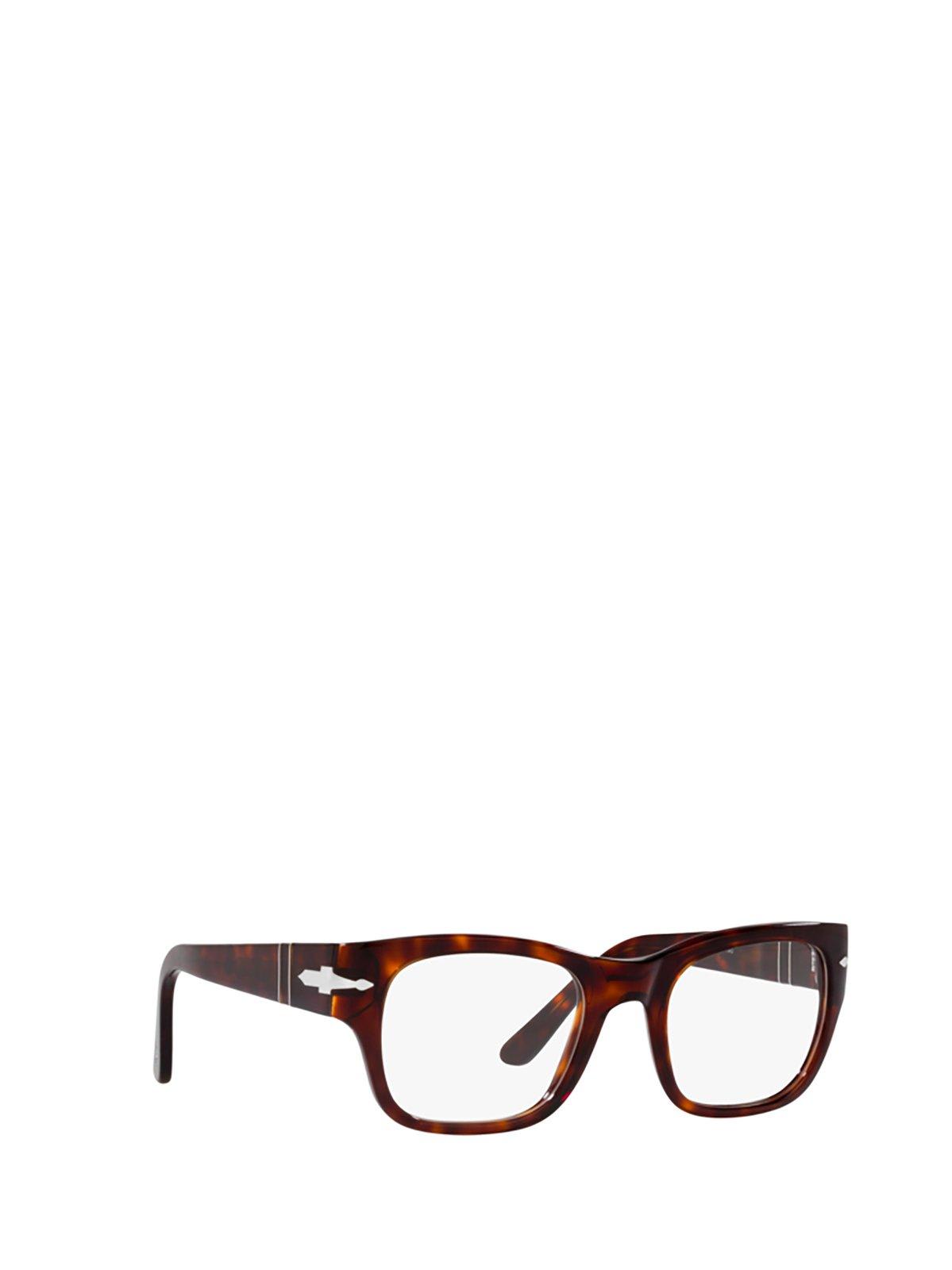 Shop Persol Rectangular Frame Glasses In 24