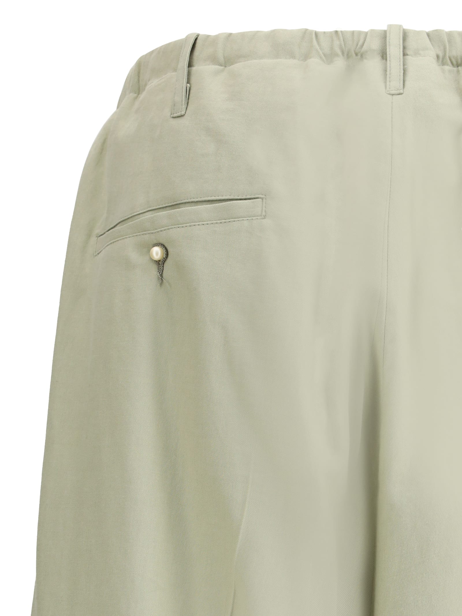 Magliano Cotton People Pants In Beige
