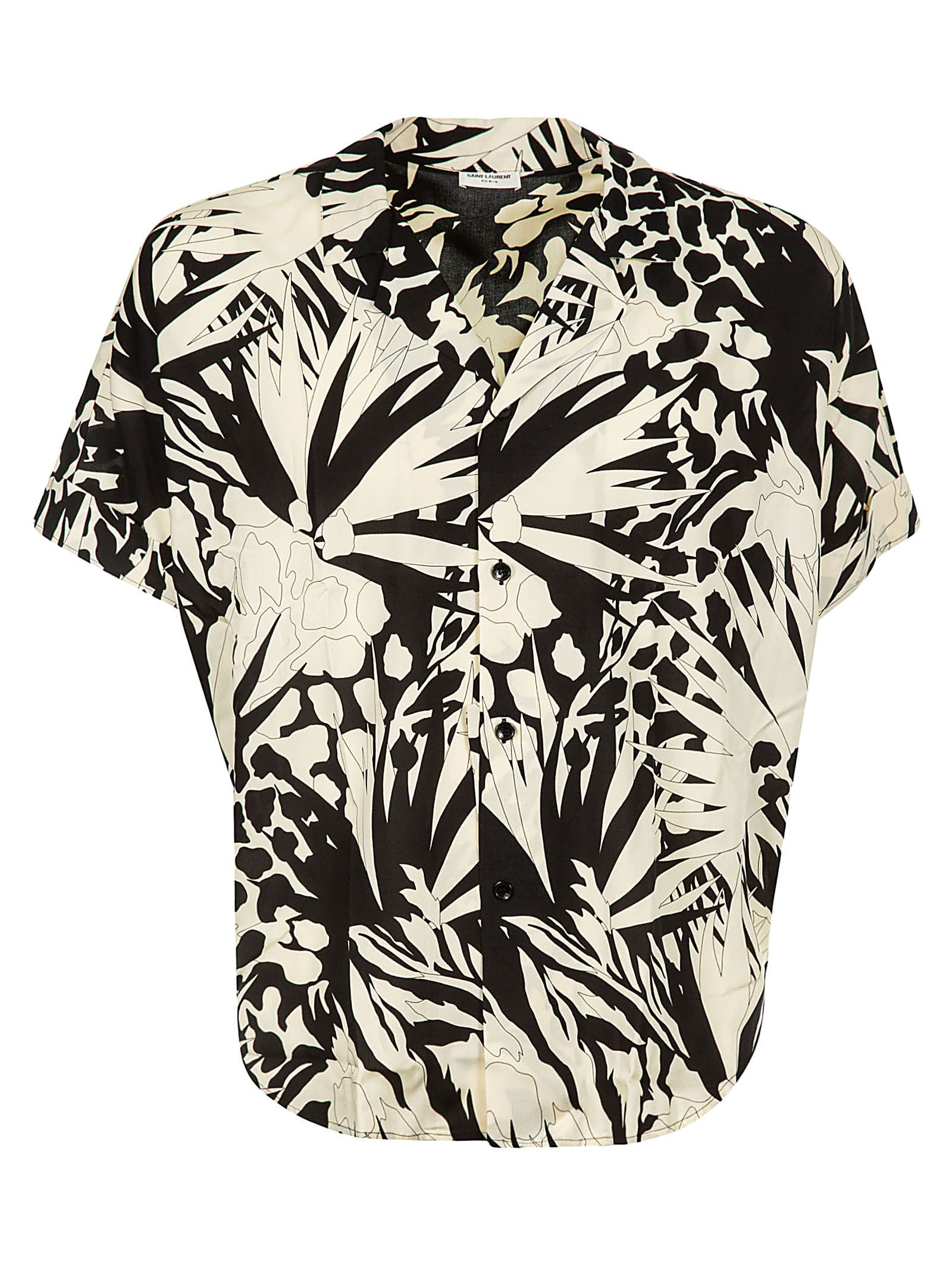 SAINT LAURENT TROPICAL ALL-OVER PRINT SHIRT,11245695