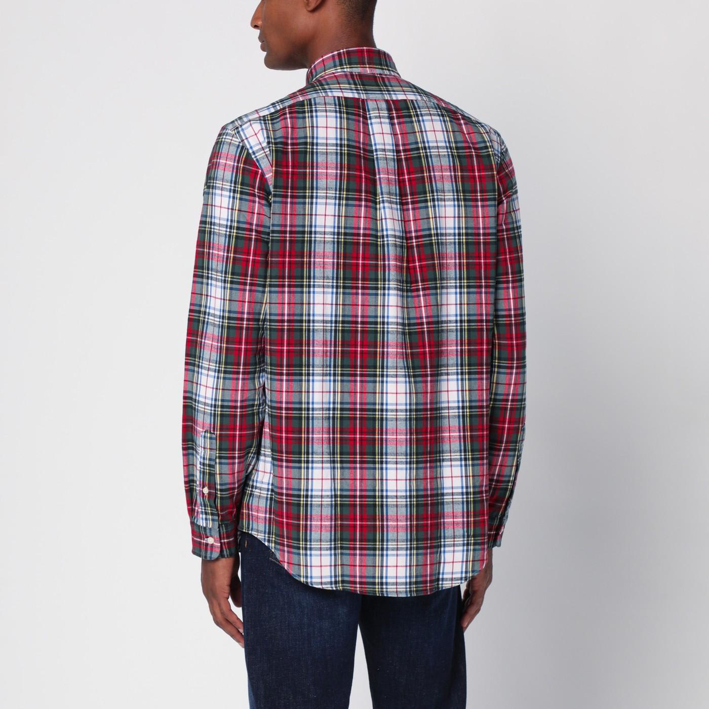 Polo Ralph Lauren Custom-fit Check Pattern Button-down Shirt In White