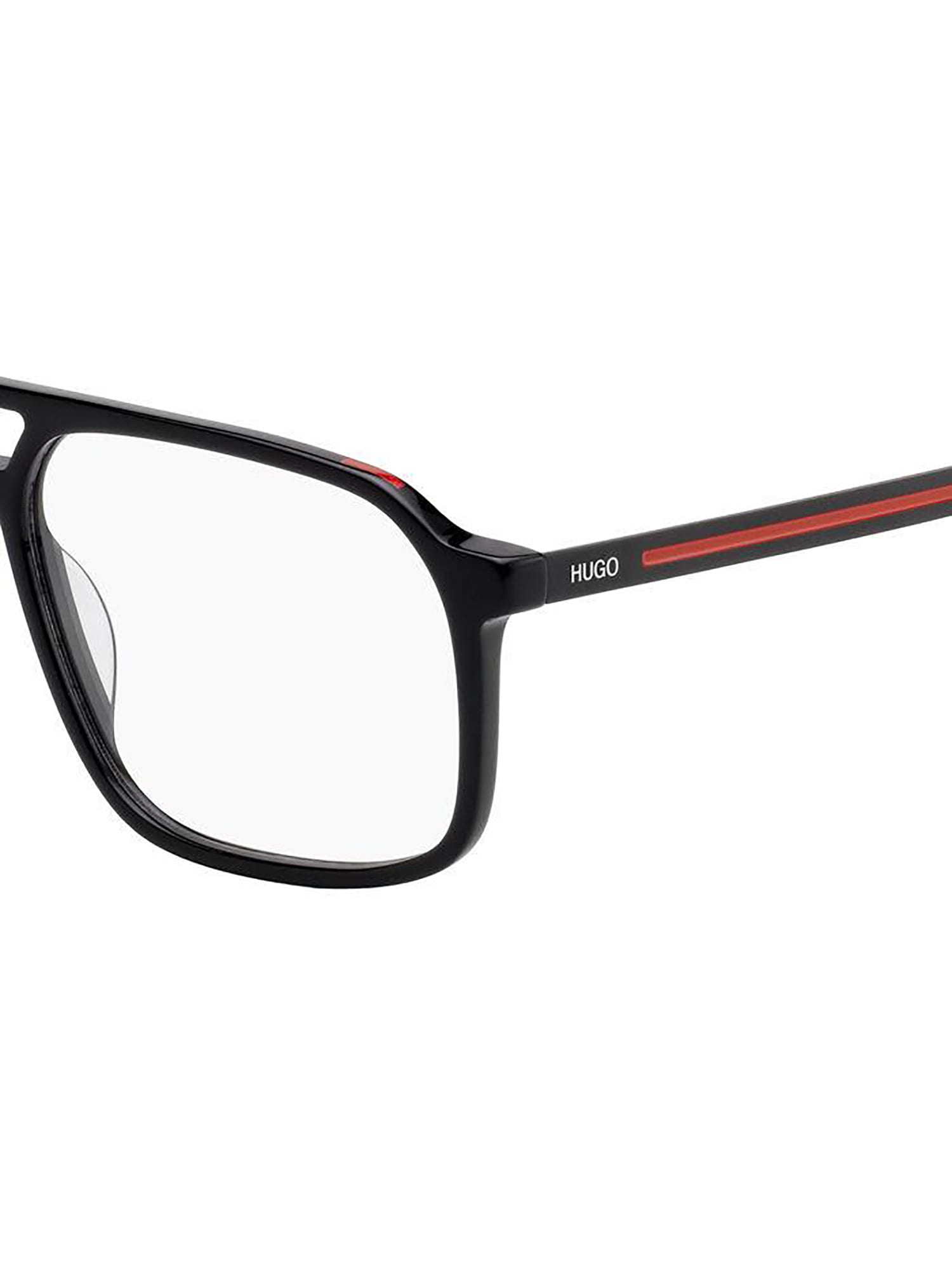 Shop Hugo Boss Hg 1092 Eyewear In Black Red