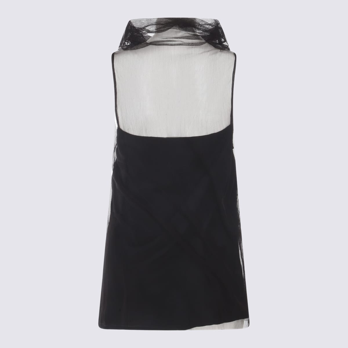 Shop Fabiana Filippi Black Cotton Top