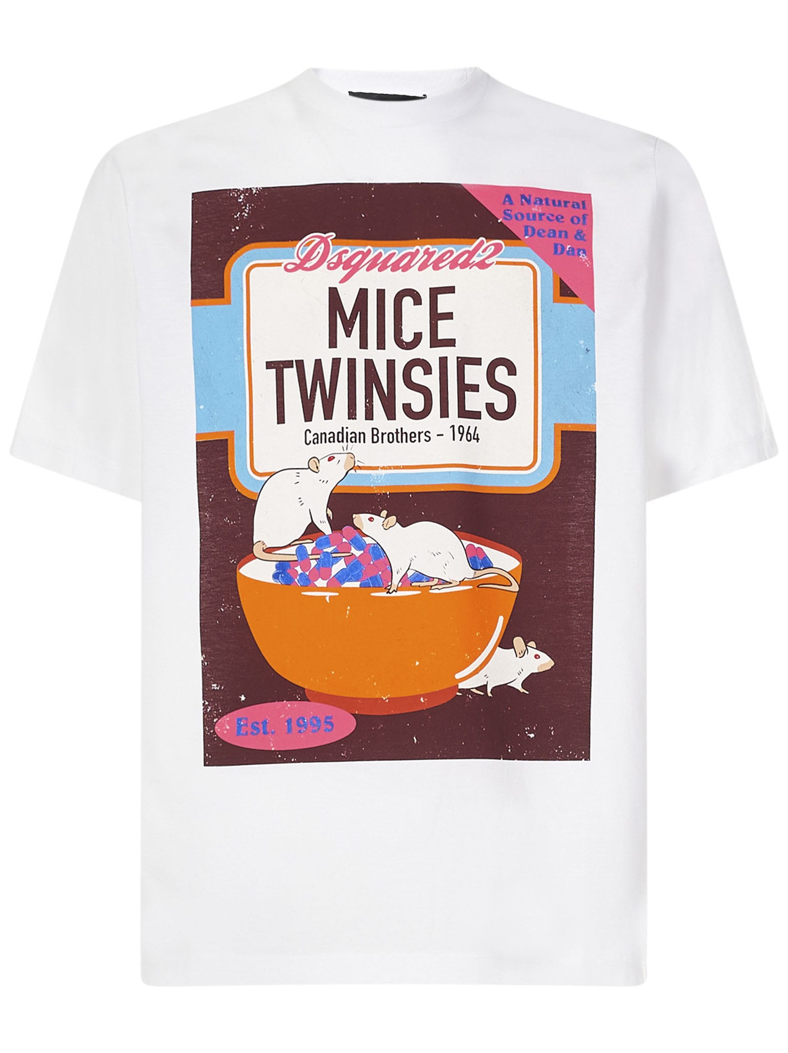 Dsquared2 Mice Twin Slouch T-shirt