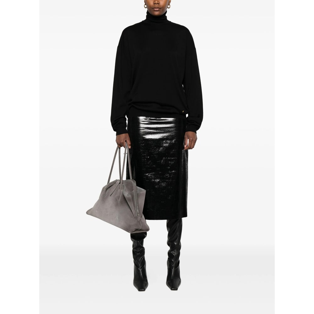 Moschino Sweaters In Black