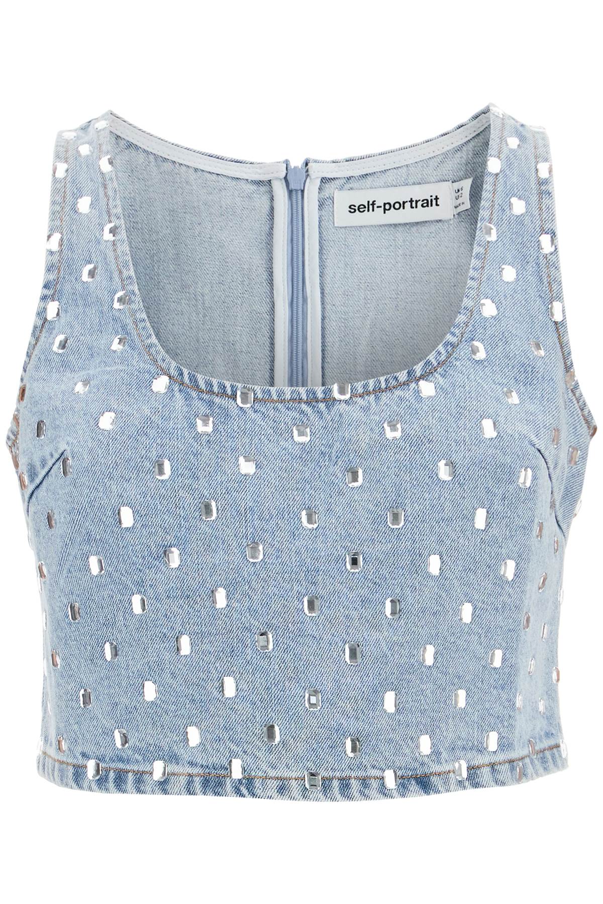 Denim Crop Top For Stylish