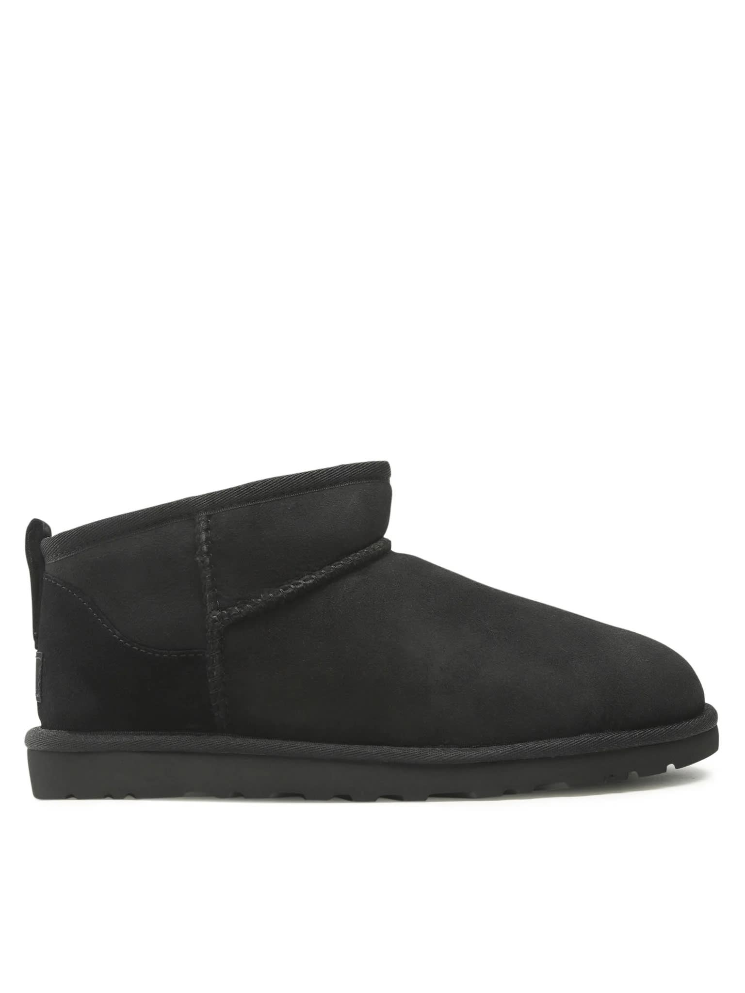 Ugg Australia Classic Ultra Mini Boots In Black