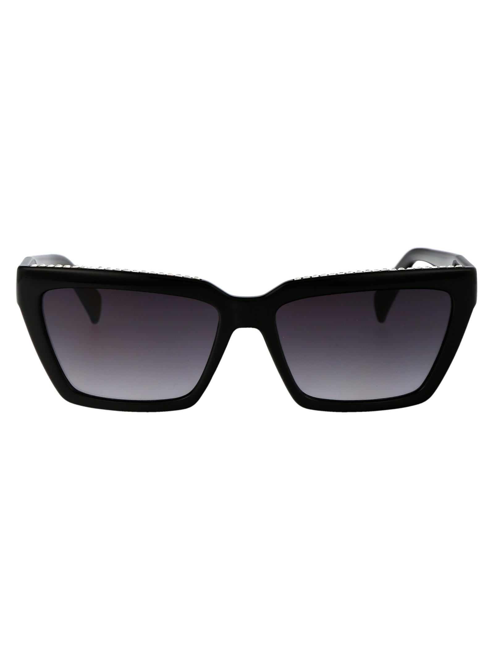 Shop Liu •jo Lj793sr Sunglasses In 001 Black