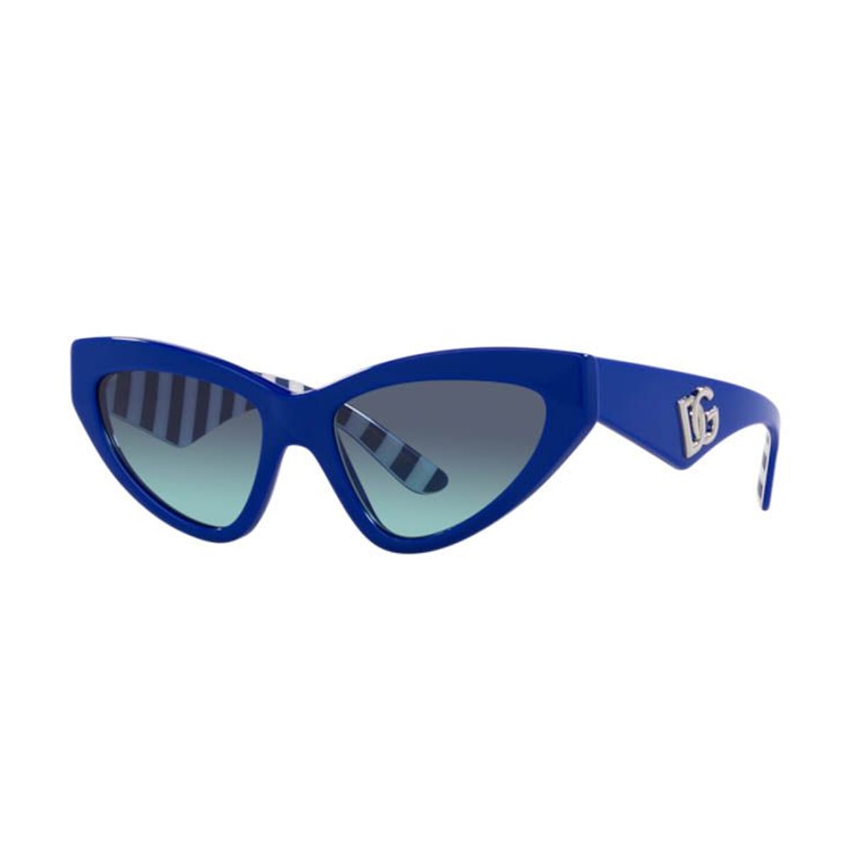 Shop Dolce &amp; Gabbana Eyewear Dg4439 311945 Sunglasses In Blu