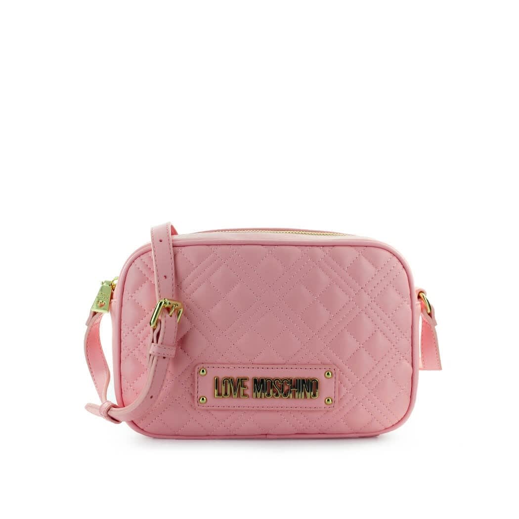 Love Moschino Quilted Pink Medium Crossbody Bag In Rosa ModeSens